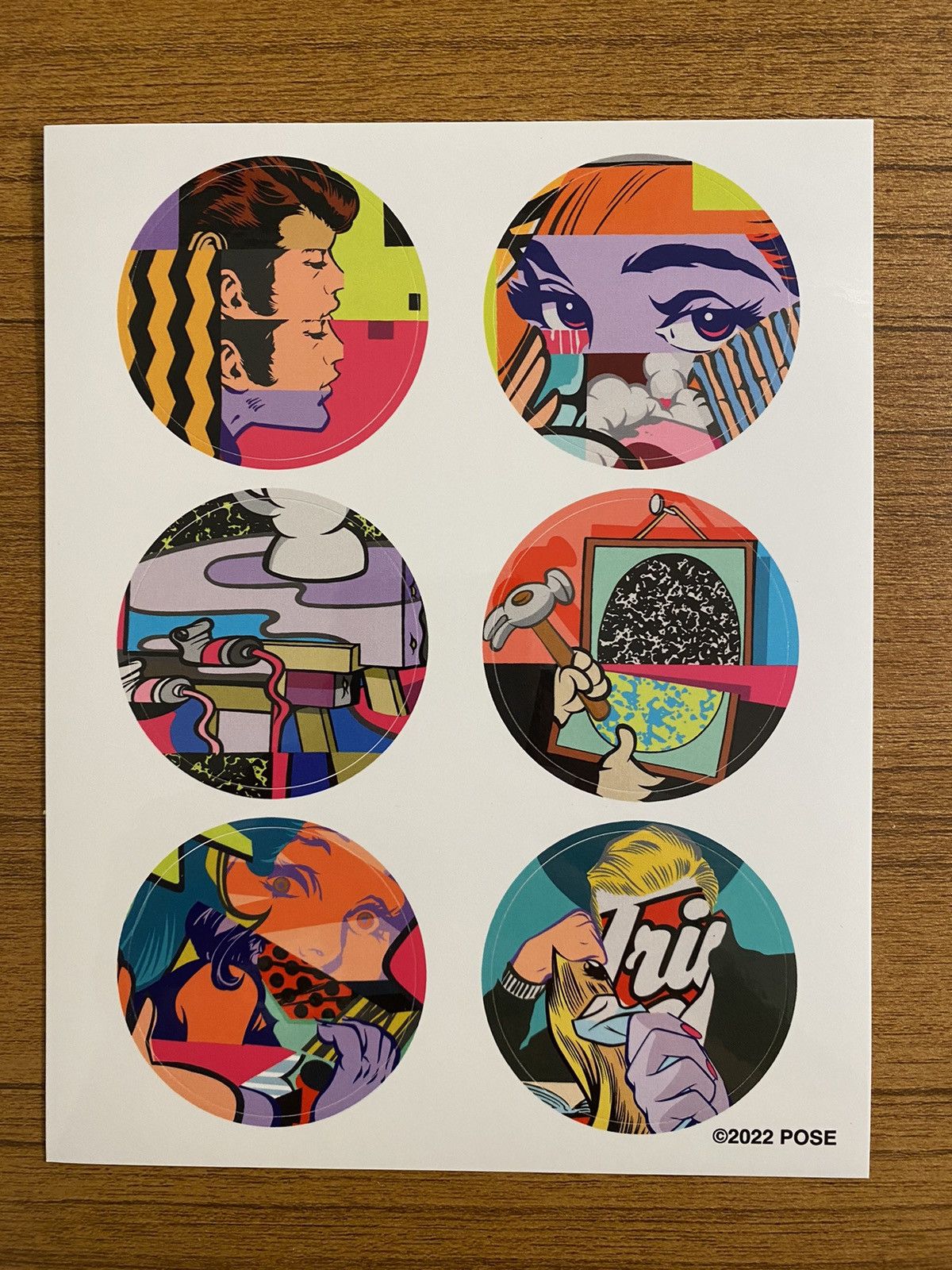 Alife Pose graffiti sticker sheet set of two Size ONE SIZE - 3 Thumbnail