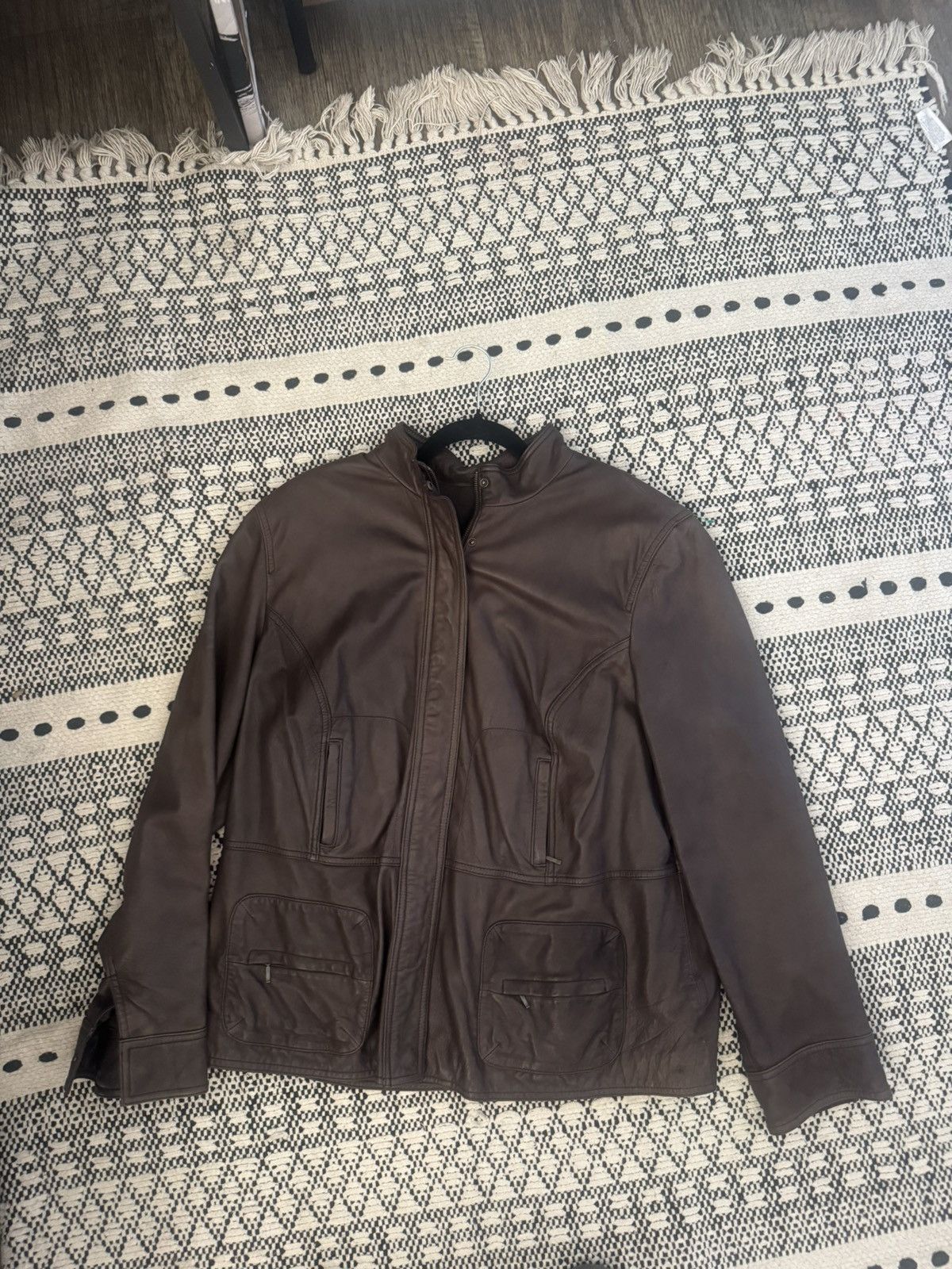 Alfani Vintage alfani womens leather jacket Size M / US 6-8 / IT 42-44 - 1 Thumbnail