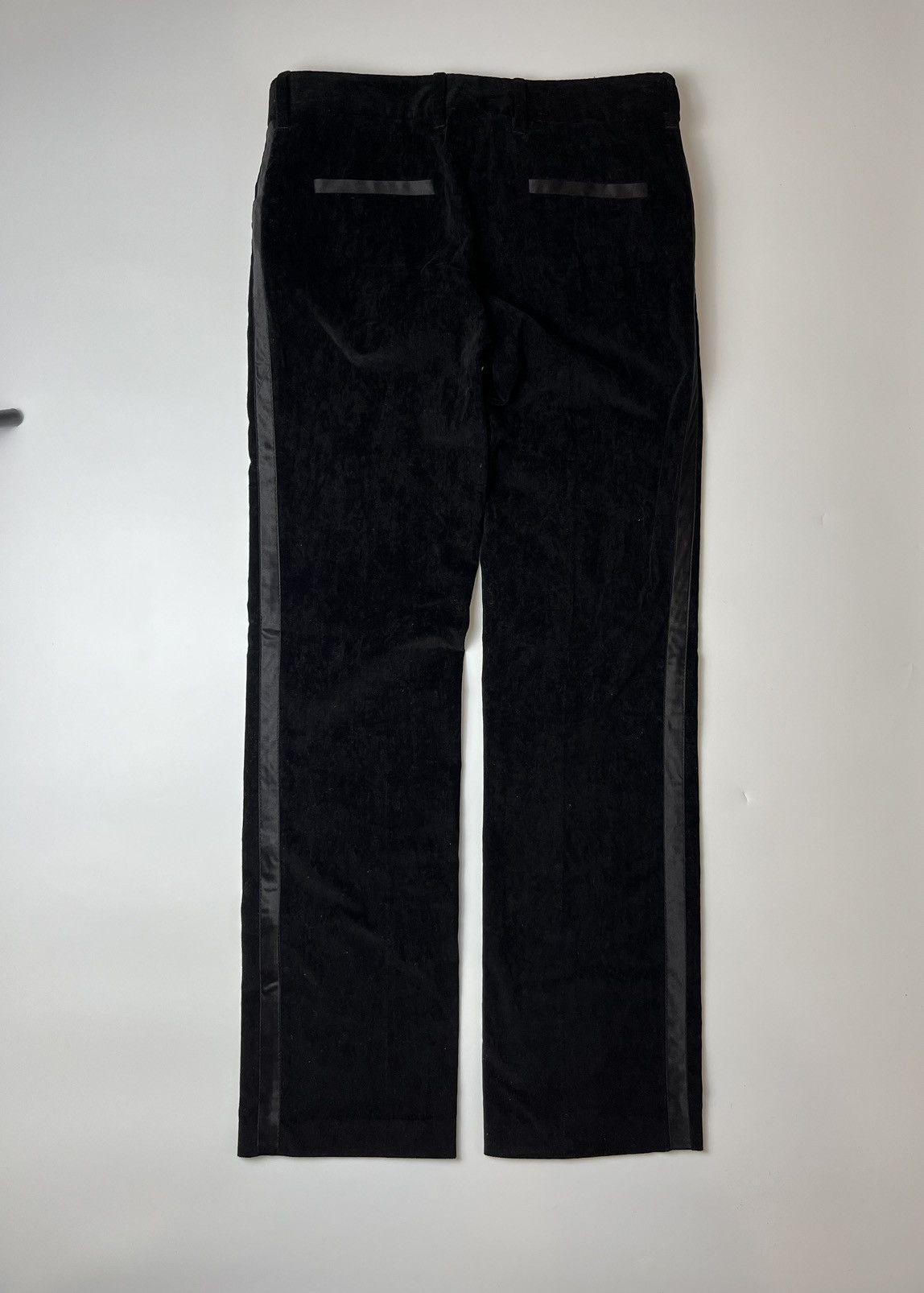 Dolce & Gabbana Women's Velour Pants Dolce Gabbana With Silk Stripes Size 40 Size 40" / US 18 - 2 Thumbnail