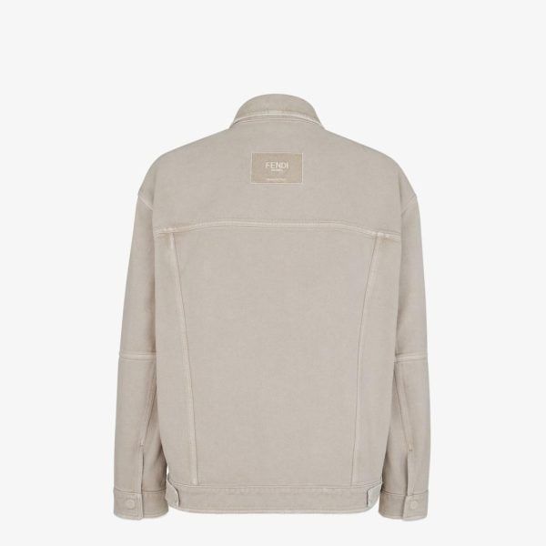 Fendi o1loc1c0824 Blouson in Beige Size US XS / EU 42 / 0 - 2 Thumbnail
