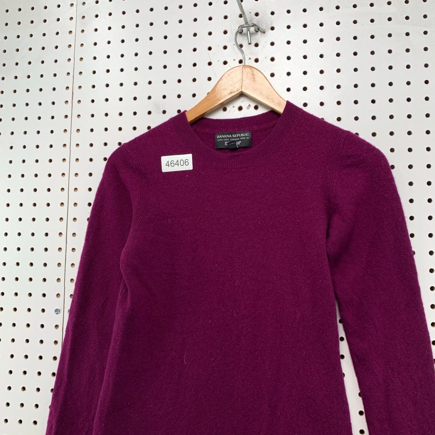 Banana Republic Banana Republic Merino Wool Sweater Dress Womens L White Crew Neck Knit A-Line, Solid, Long Sleeve, Pullover, Winter, Fall, Italian Yarn Size L / US 10 / IT 46 - 5 Thumbnail