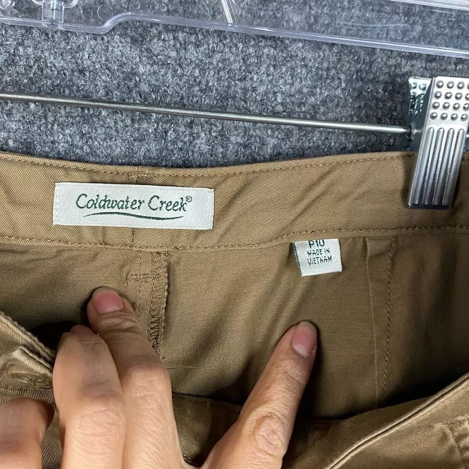 Coldwater Creek Coldwater Creek Wide Leg Pants Chino Women's Size 10P Petite Size 32" / US 10 / IT 46 - 9 Thumbnail