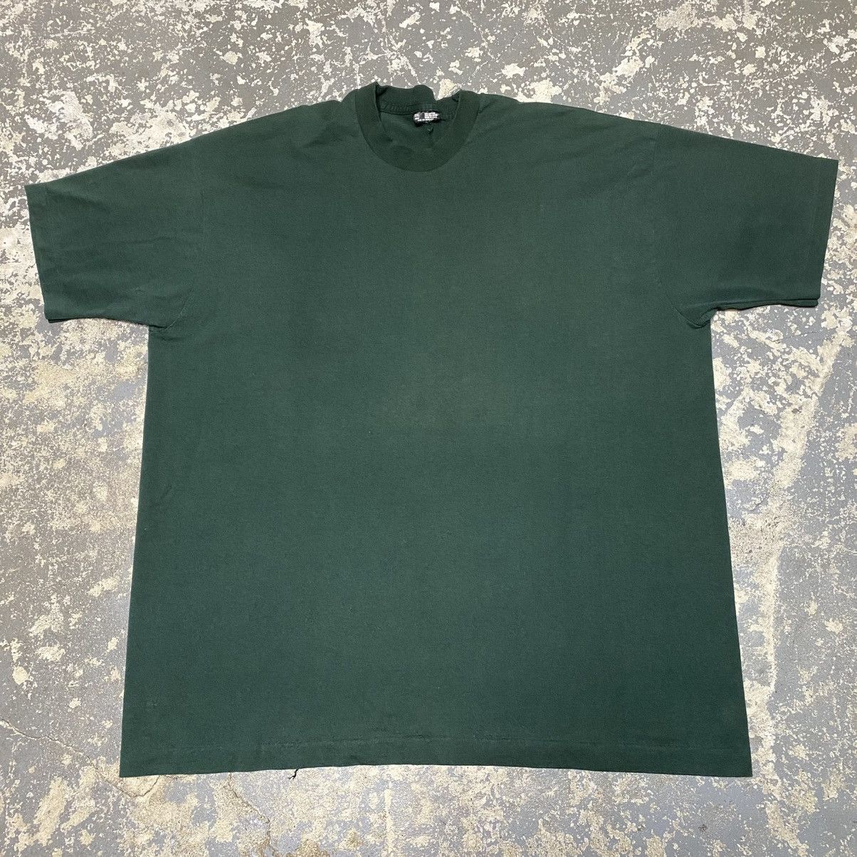 Unsound Rags × Vintage Vintage Green Fruit Of The Loom Faded 90s USA Tshirt Size US XXL / EU 58 / 5 - 1 Thumbnail