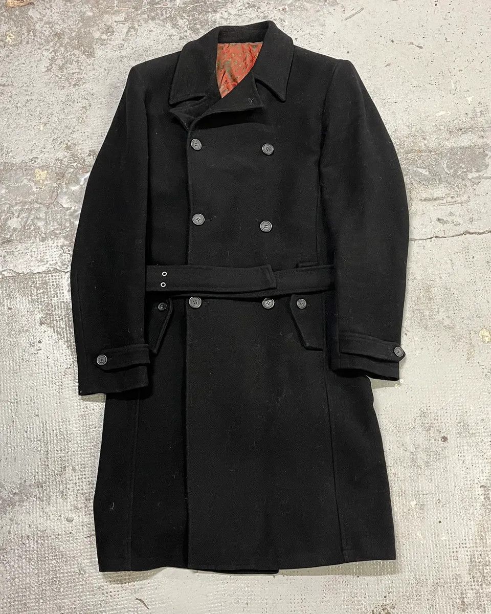 Gianfranco Ferre 2000s Gianfranco Ferré Black Wool Double-Breasted Coat Size US M / EU 48-50 / 2 - 1 Thumbnail