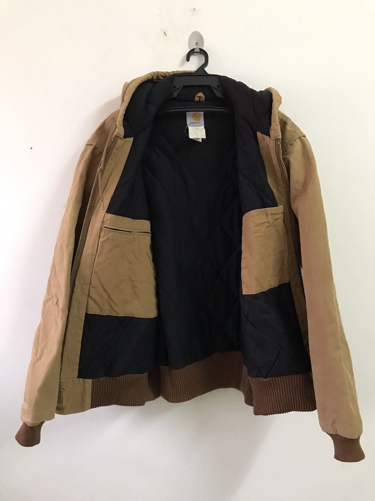 Carhartt Vintage Carhartt Duck Canvas Hoodie Jacket Made in USA Size US L / EU 52-54 / 3 - 6 Thumbnail