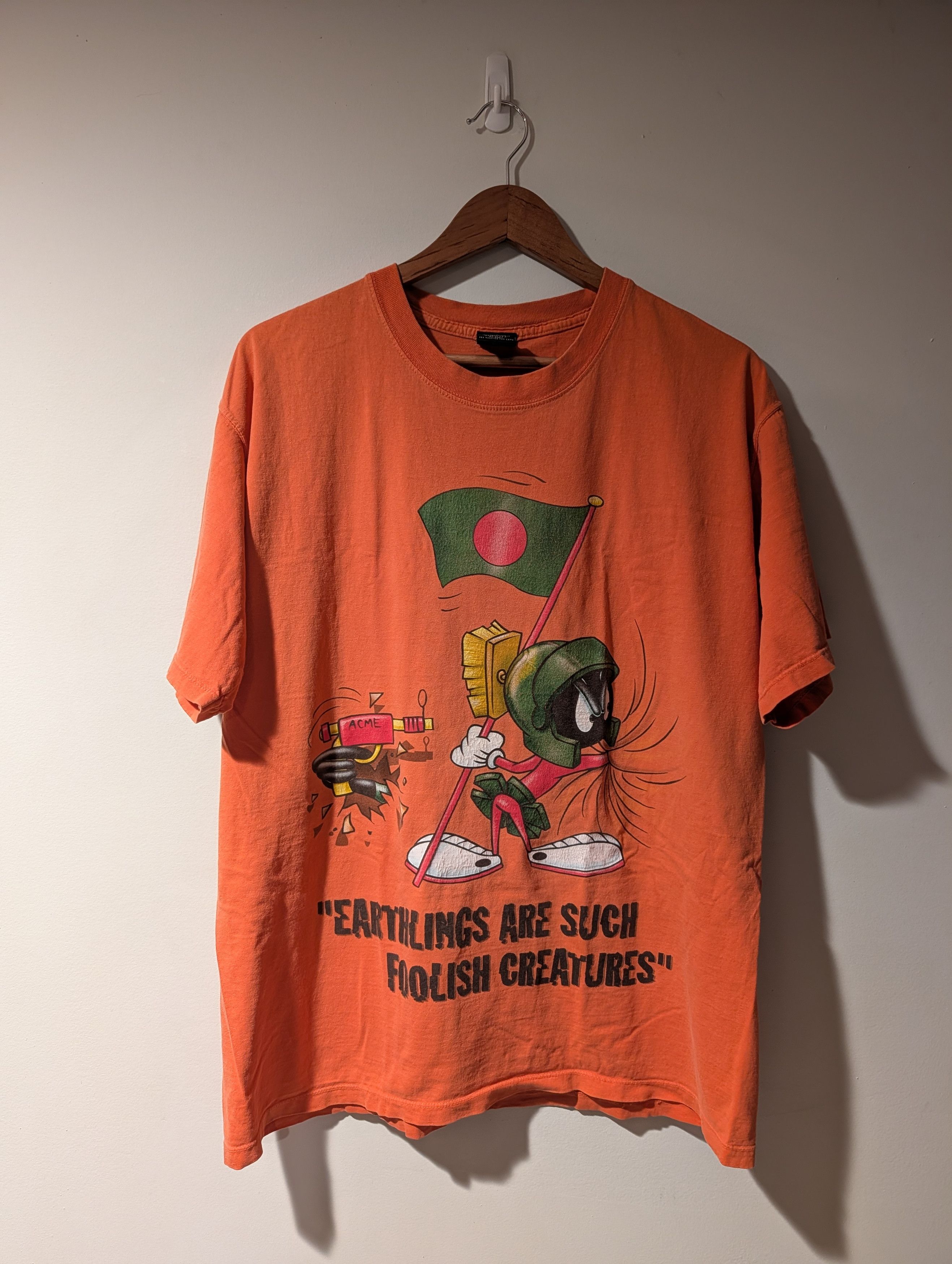 Cartoon Network Vintage 90s Looney Tunes Marvin Martian Daffy Duck T Shirt Size US L / EU 52-54 / 3 - 1 Thumbnail
