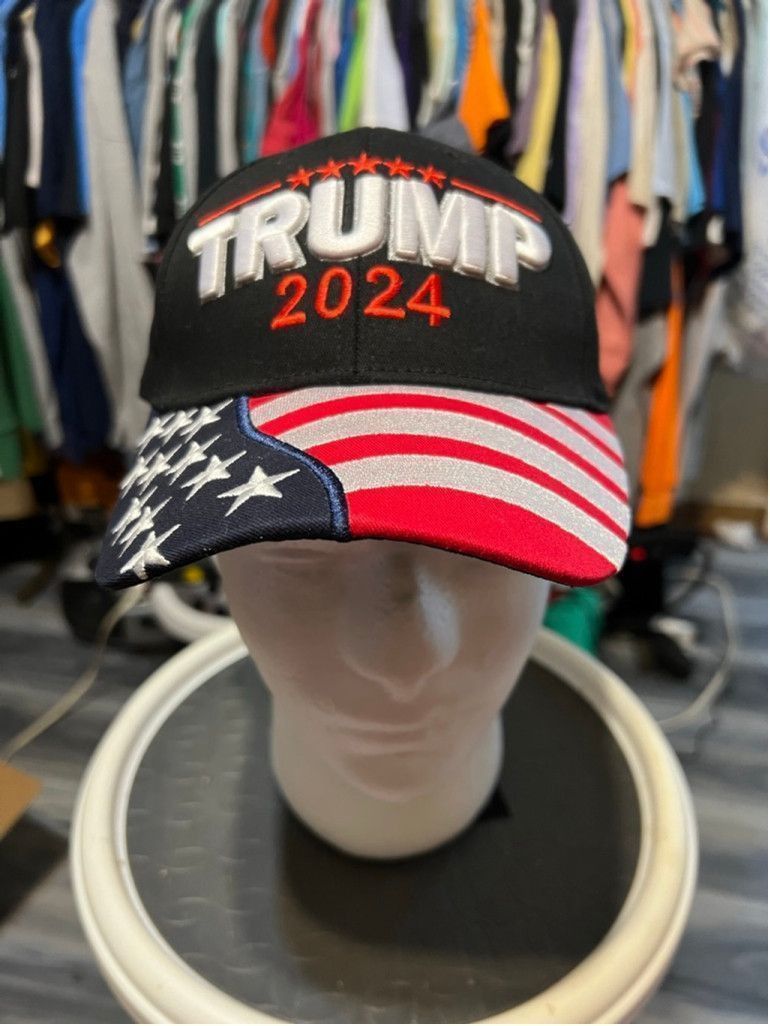 Other Men's The MAGA Mall Trump 2024 Hat One Size American Flag Size ONE SIZE - 1 Thumbnail