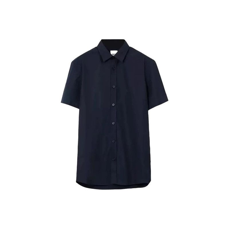 Burberry Burberry Solid Color Short Sleeve Shirt 0079 Size US L / EU 52-54 / 3 - 1 Thumbnail