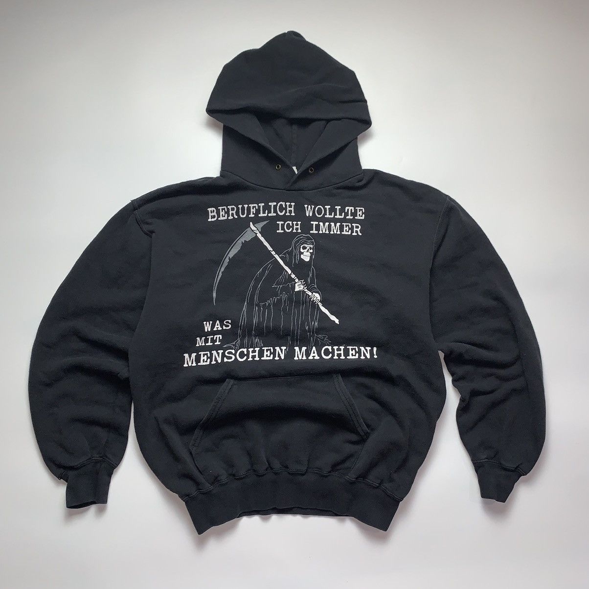 Vintage Vintage Y2K Affliction Grim Reaper Hoodie Size US M / EU 48-50 / 2 - 1 Thumbnail