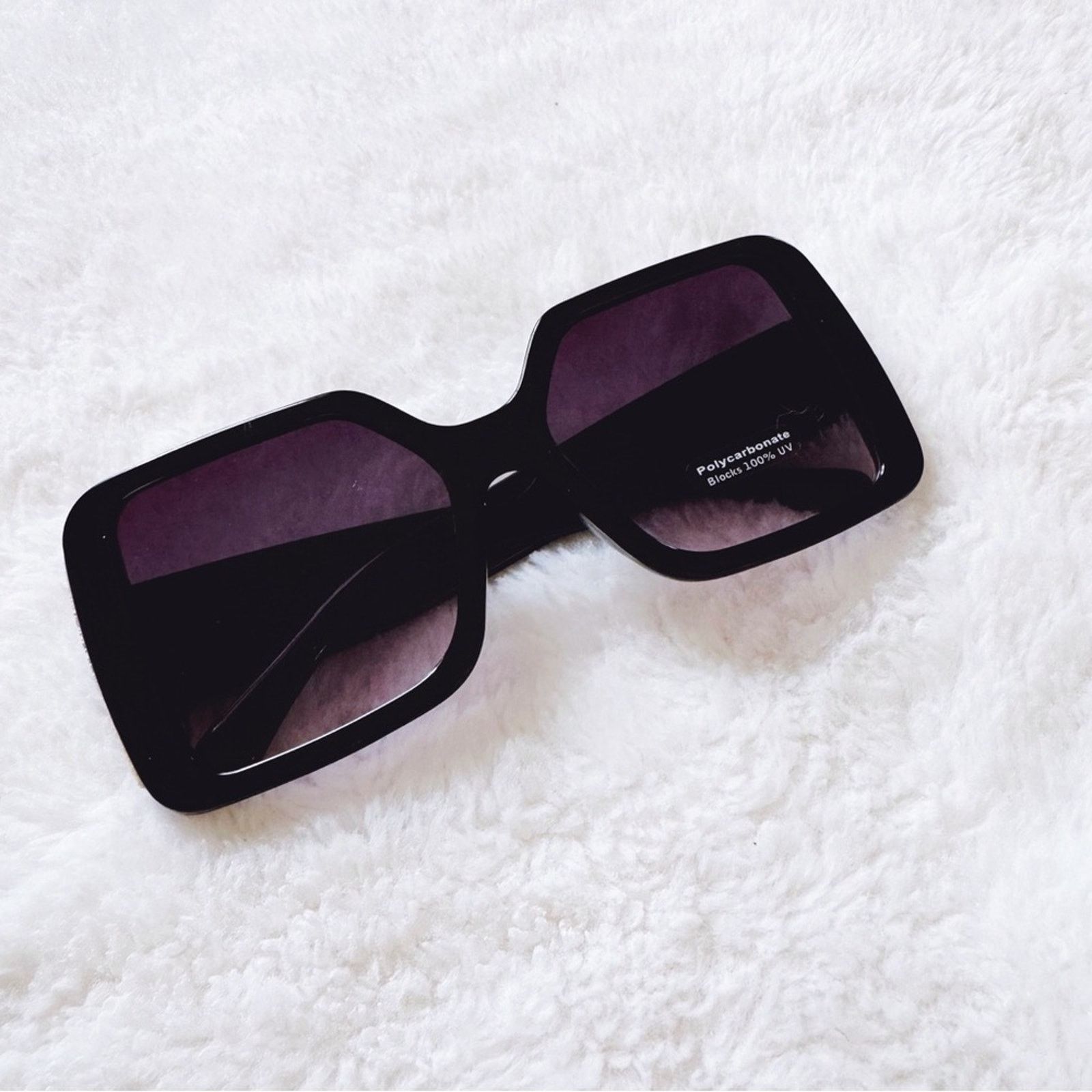 Other Junia Black Oversized Sunglasses Size ONE SIZE - 3 Thumbnail