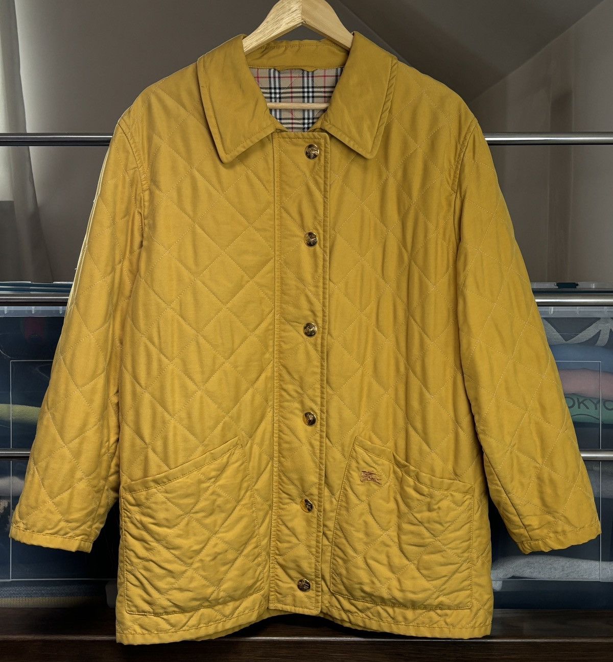 Burberry Burberrys Vintage Quilted Jacket Burberry Archive Nova Check Size L / US 10 / IT 46 - 1 Thumbnail