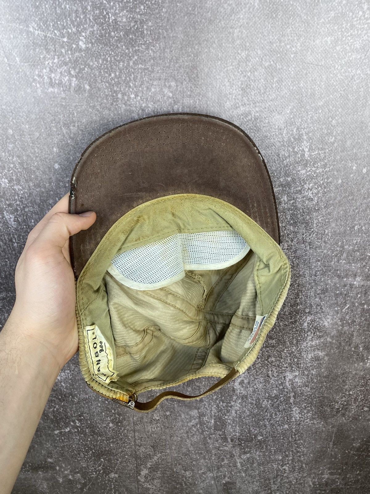 Kangol × Vintage Brown Kangol velvet made in USA 80s’ cap Size ONE SIZE - 4 Thumbnail