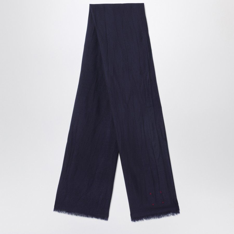 destin o1d2blof0125 Size: OS / Wool Scarf in Navy Blue Size ONE SIZE - 1 Thumbnail