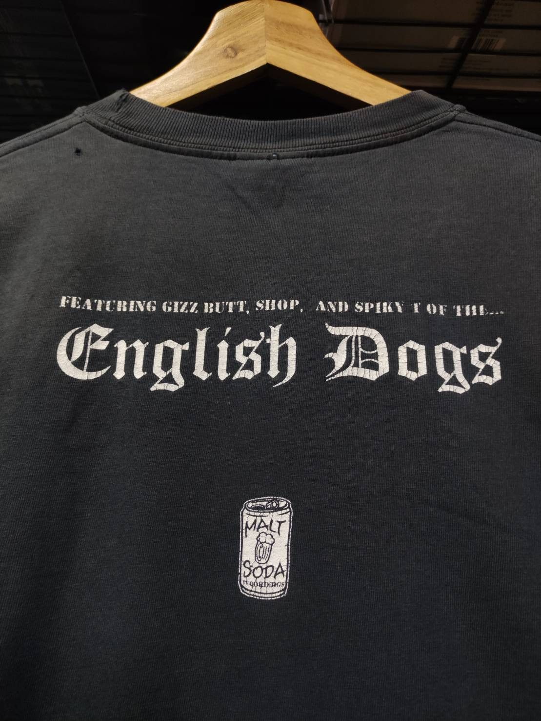 Band Tees Vtg 90's English Dogs " All the World's a Rage " Album Promo Size US XL / EU 56 / 4 - 11 Thumbnail