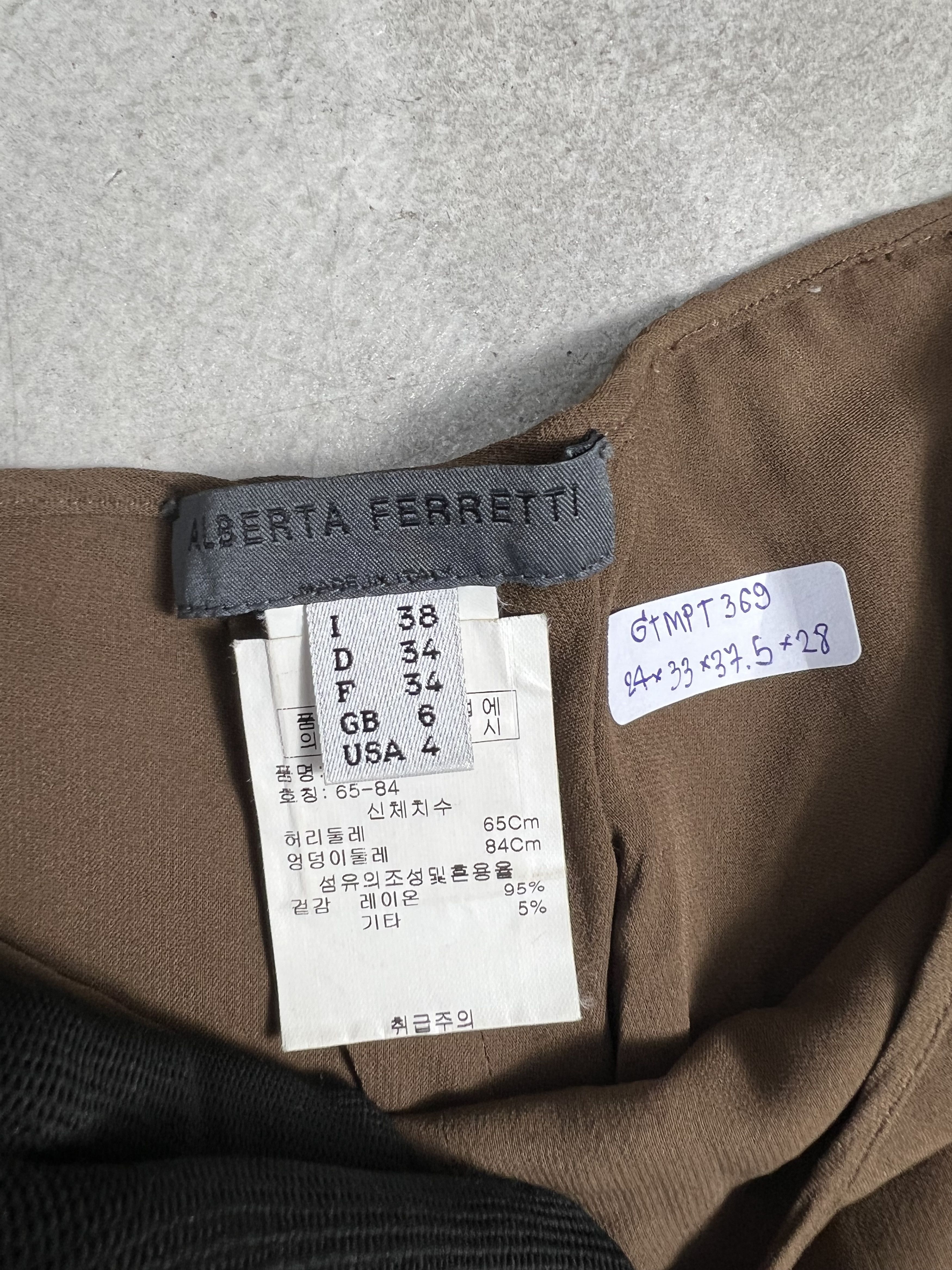 Alberta Ferretti Alberta Ferretti Formal Pant GTMPT369 Size 26" / US 2 / IT 38 - 2 Thumbnail