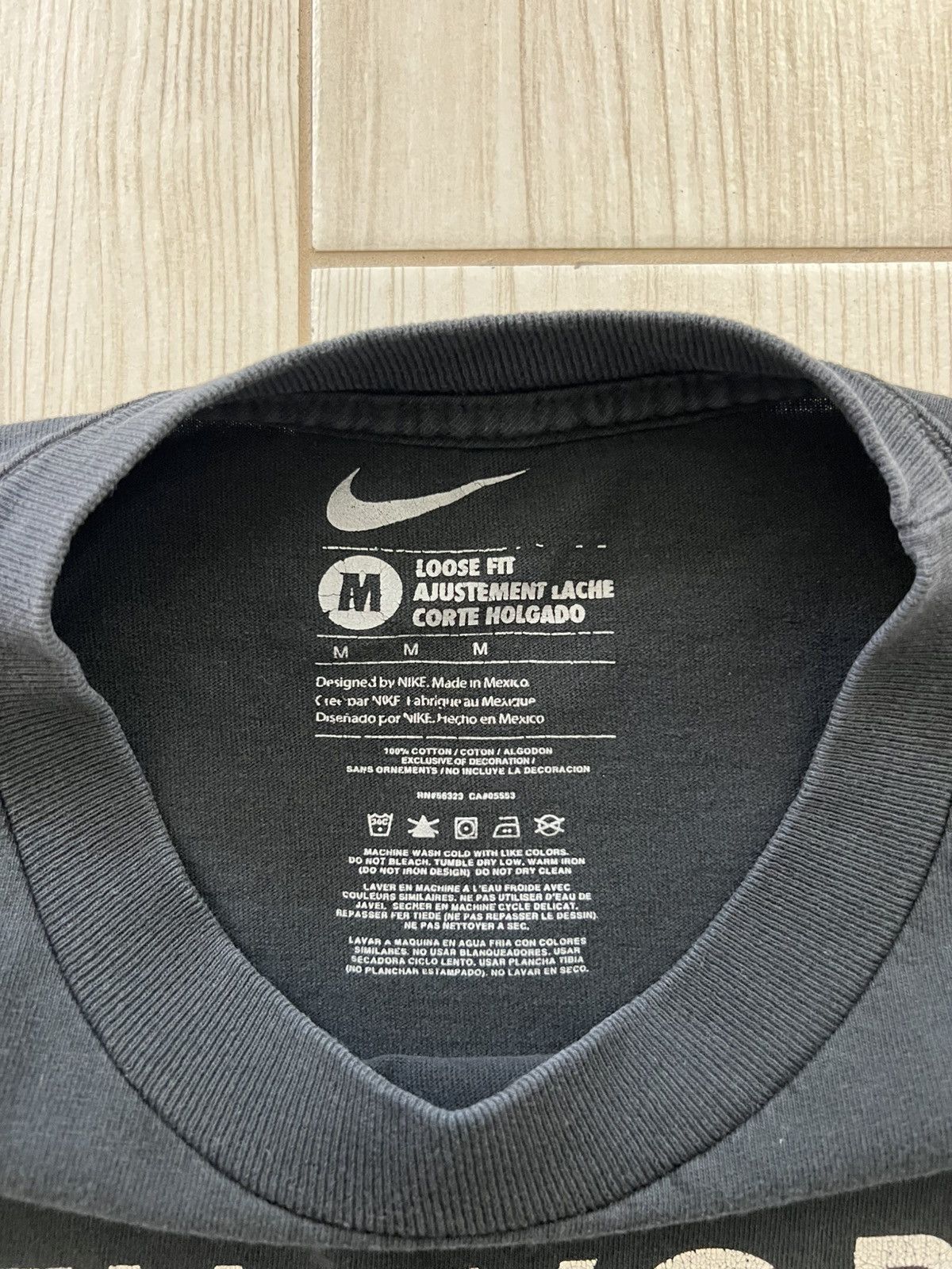 Nike Nike New York Center Check Tee Vintage Faded Size US M / EU 48-50 / 2 - 14 Thumbnail