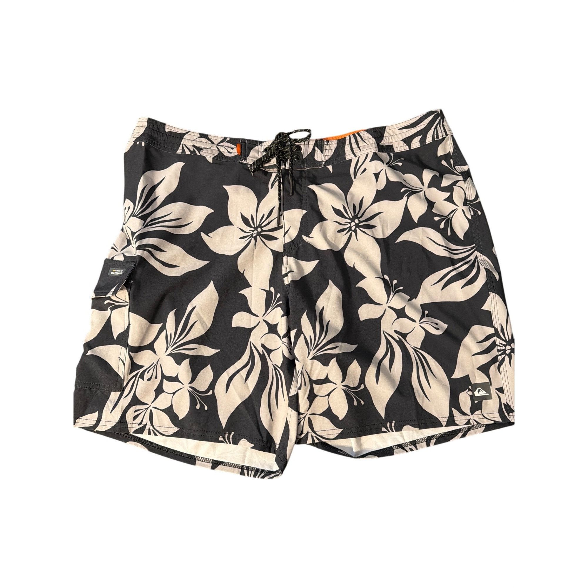 Quiksilver Quiksilver Waterman Big Island Boardshorts Bathing Suit Blac Size US 40 / EU 56 - 1 Thumbnail