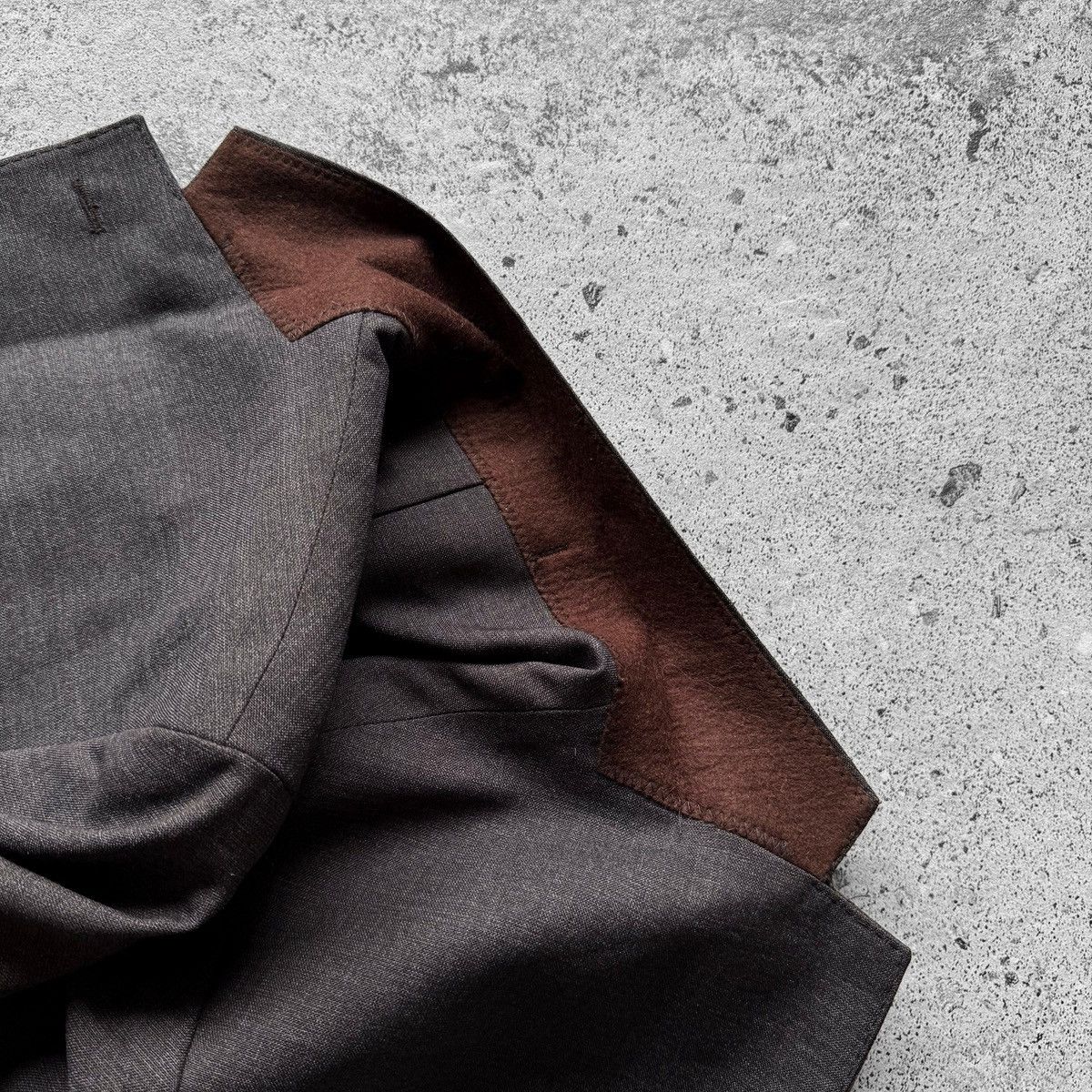 Designer × Oscar Jacobson Oscar Jacobson Premium Dark Brown Einar Suit Blazer Jacket Size 36S - 7 Thumbnail