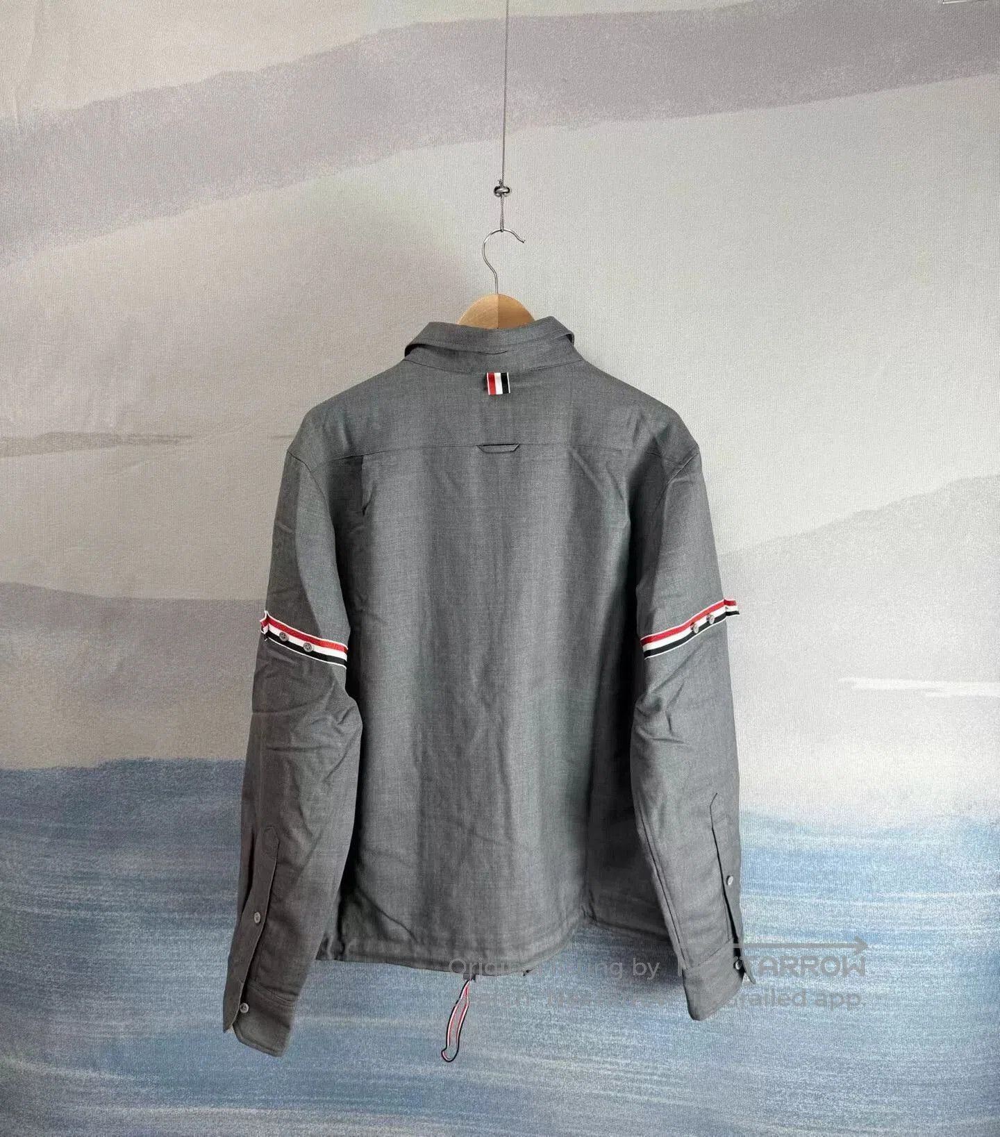 Thom Browne thom browne grey zip-up shirt jacket. Size US M / EU 48-50 / 2 - 3 Thumbnail
