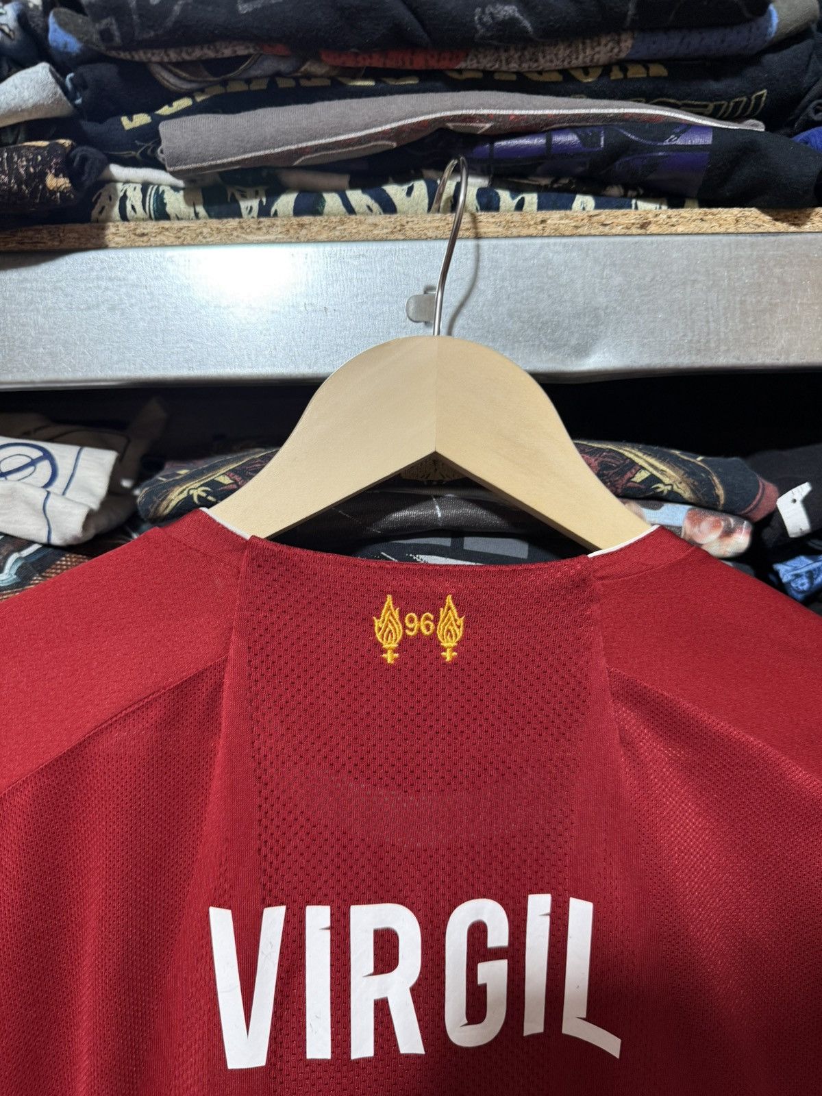 New Balance Rare New Balance FC Liverpool VIRGIL Champions League Jersey Size US XL / EU 56 / 4 - 12 Thumbnail