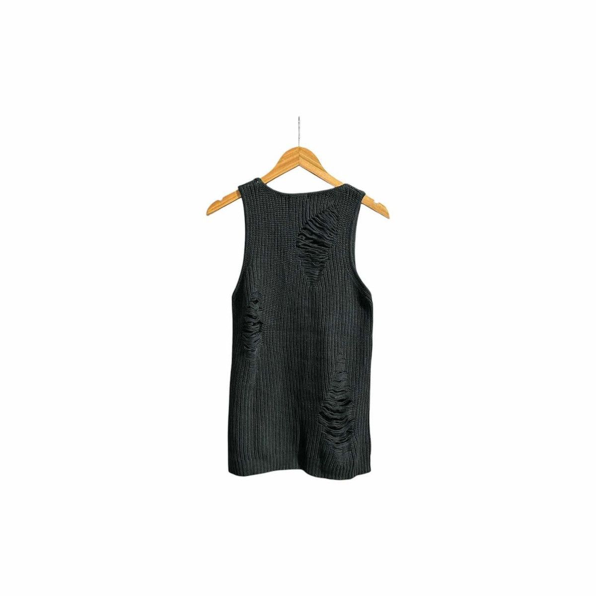 Hysteric Glamour × If Six Was Nine × Japanese Brand 🔥Sick Y2K Sly Lang Distressed Knit Sleeveless Goth Punk Size US M / EU 48-50 / 2 - 10 Thumbnail