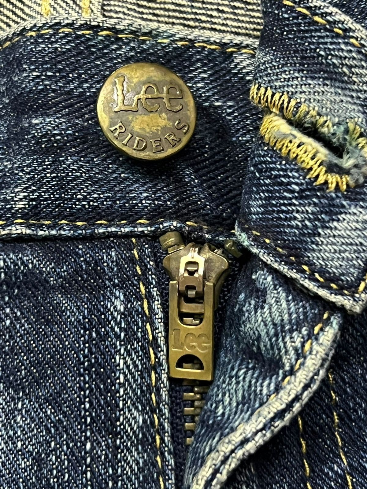 Lee Bootcut Vintage 90s Lee Riders Japan - Faded Mud Wash Jeans Size US 33 - 10 Thumbnail