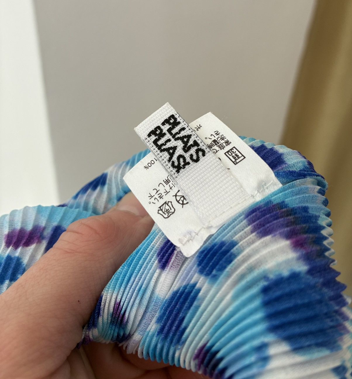 Pleats Please Issey Miyake PLEATS PLEASE Polka Dot Splatter Print Polo Size M / US 6-8 / IT 42-44 - 22 Thumbnail