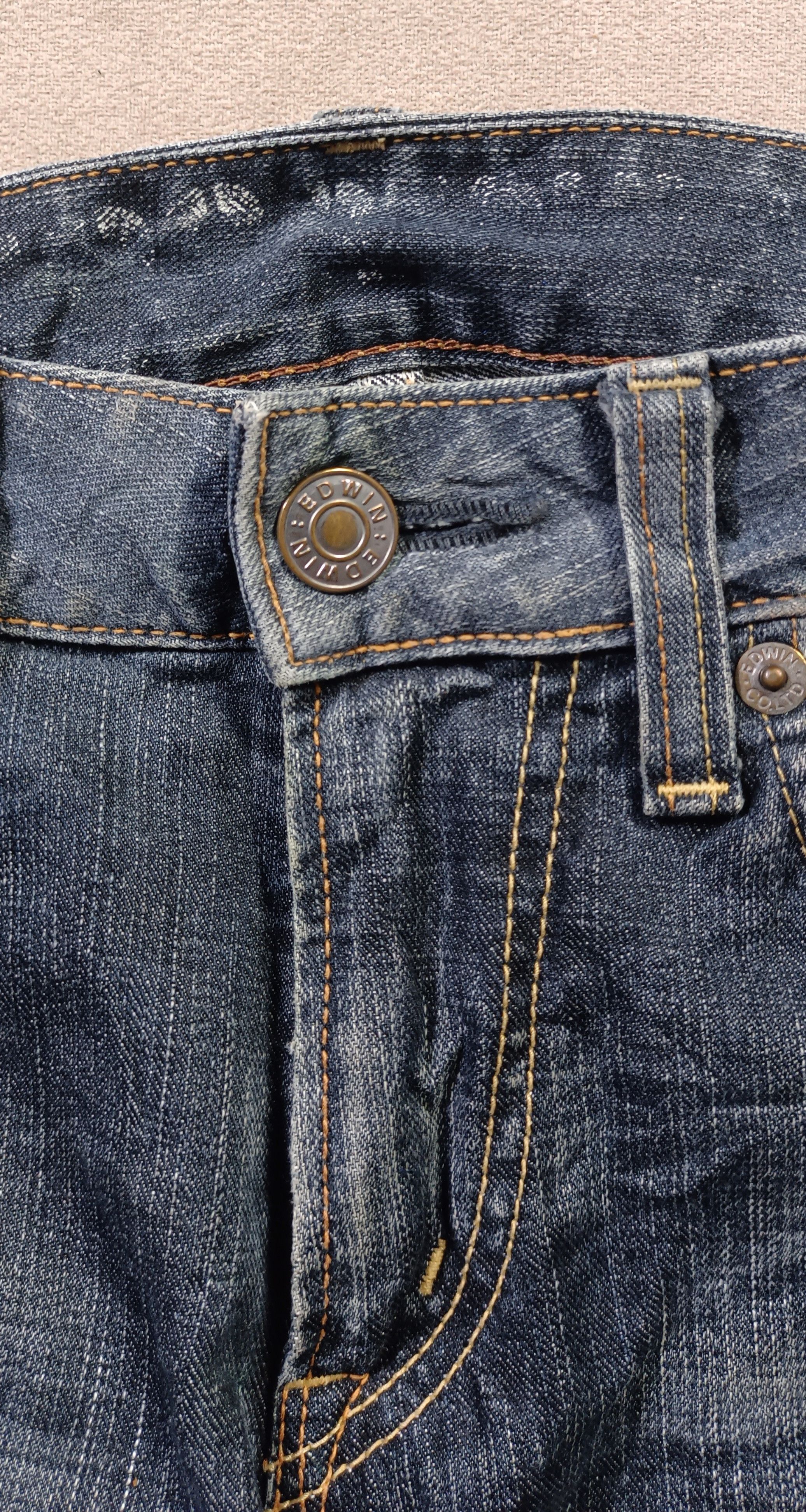 Edwin Vintage Edwin Blue Trip Edgeline 503 Distressed Denim Size US 32 / EU 48 - 8 Thumbnail