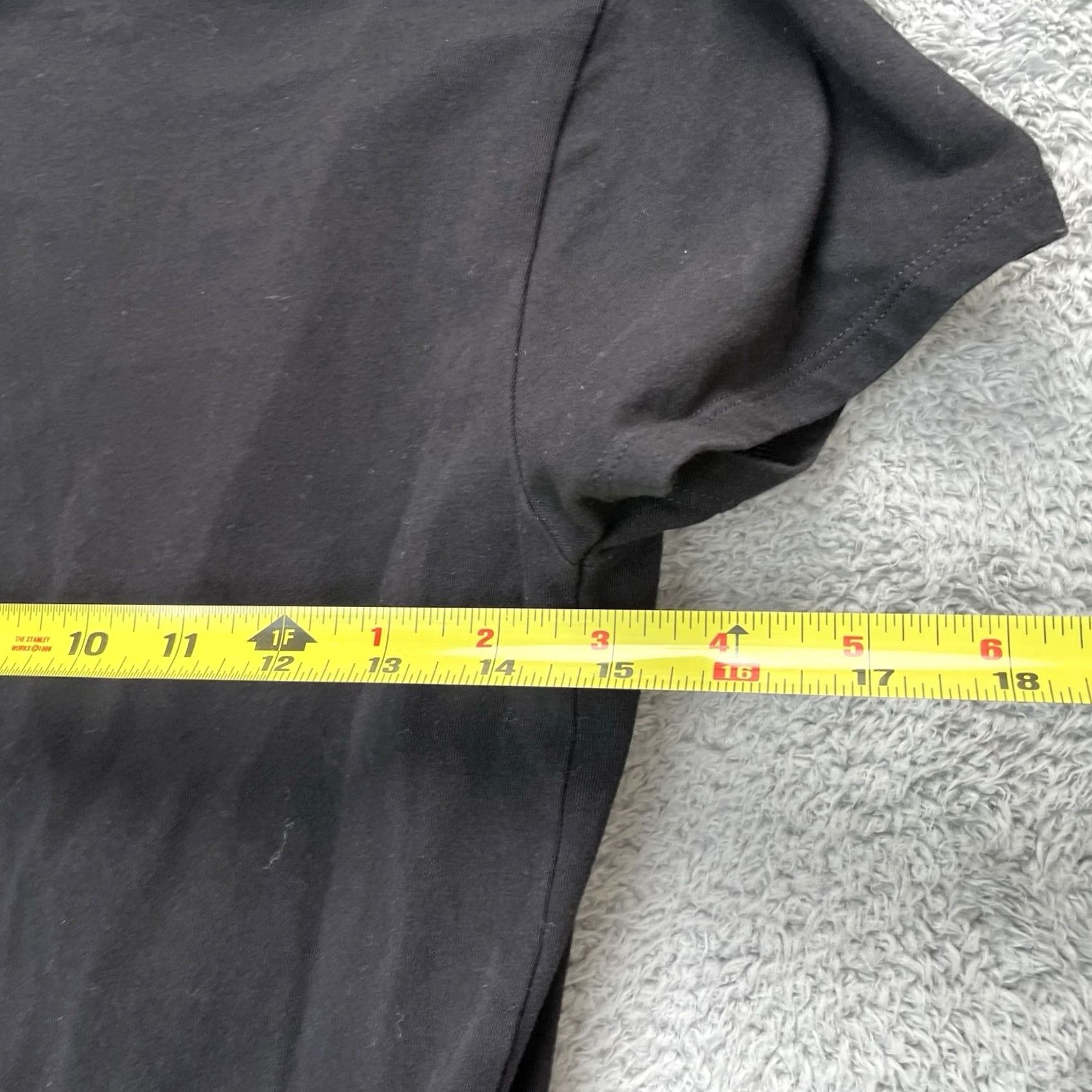 Vintage Pact Dress Womens Small Black Short Sleeve Fit And Flare Stretch Organic Wrap Size 28" / US 6 / IT 42 - 7 Thumbnail