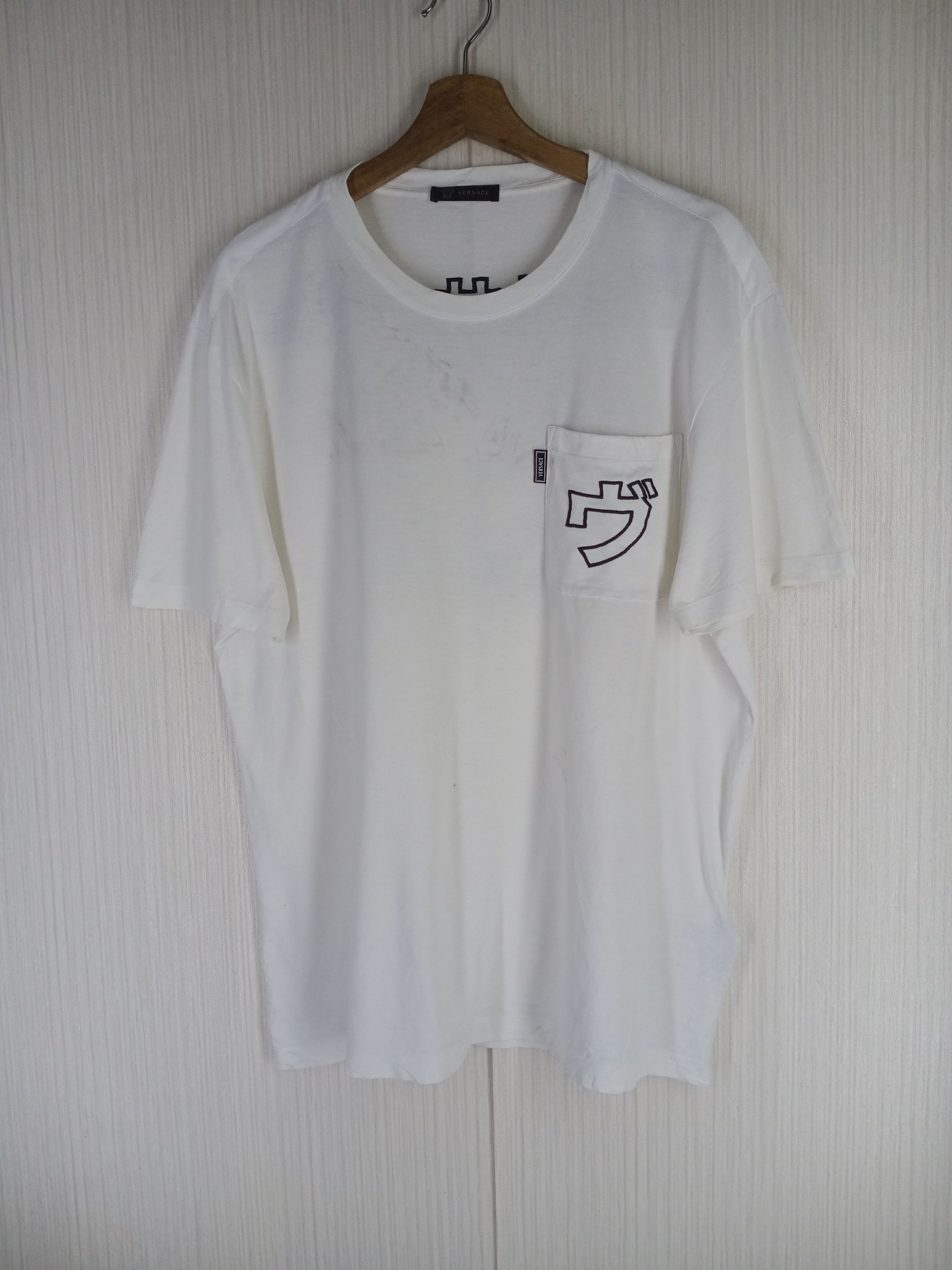 Versace Rare Versace Medusa Big Logo Tshirt Size US M / EU 48-50 / 2 - 3 Thumbnail