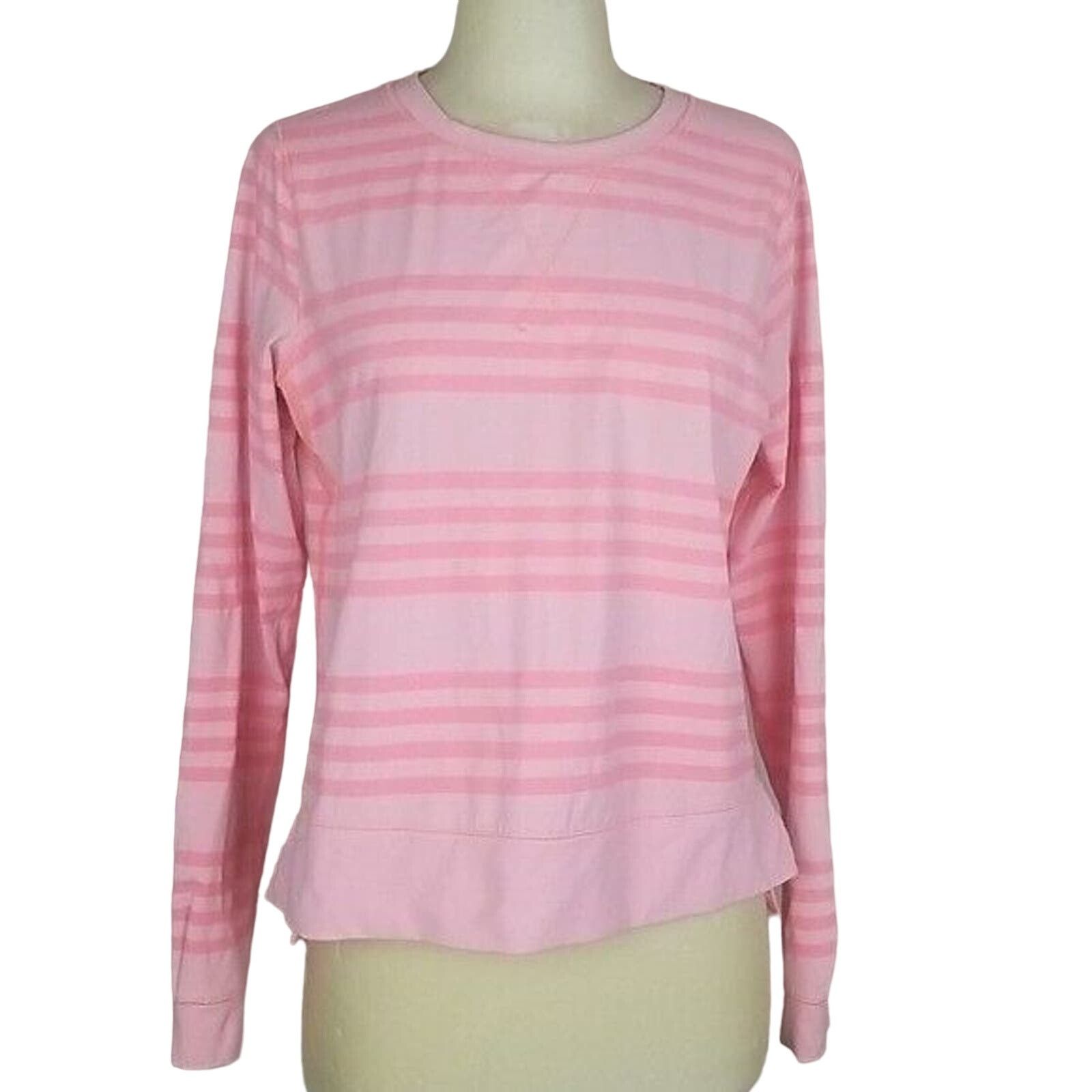 Lululemon Lululemon Womens Run Warm Ocean Striped Athletic Shirt 8 Size M / US 6-8 / IT 42-44 - 2 Thumbnail
