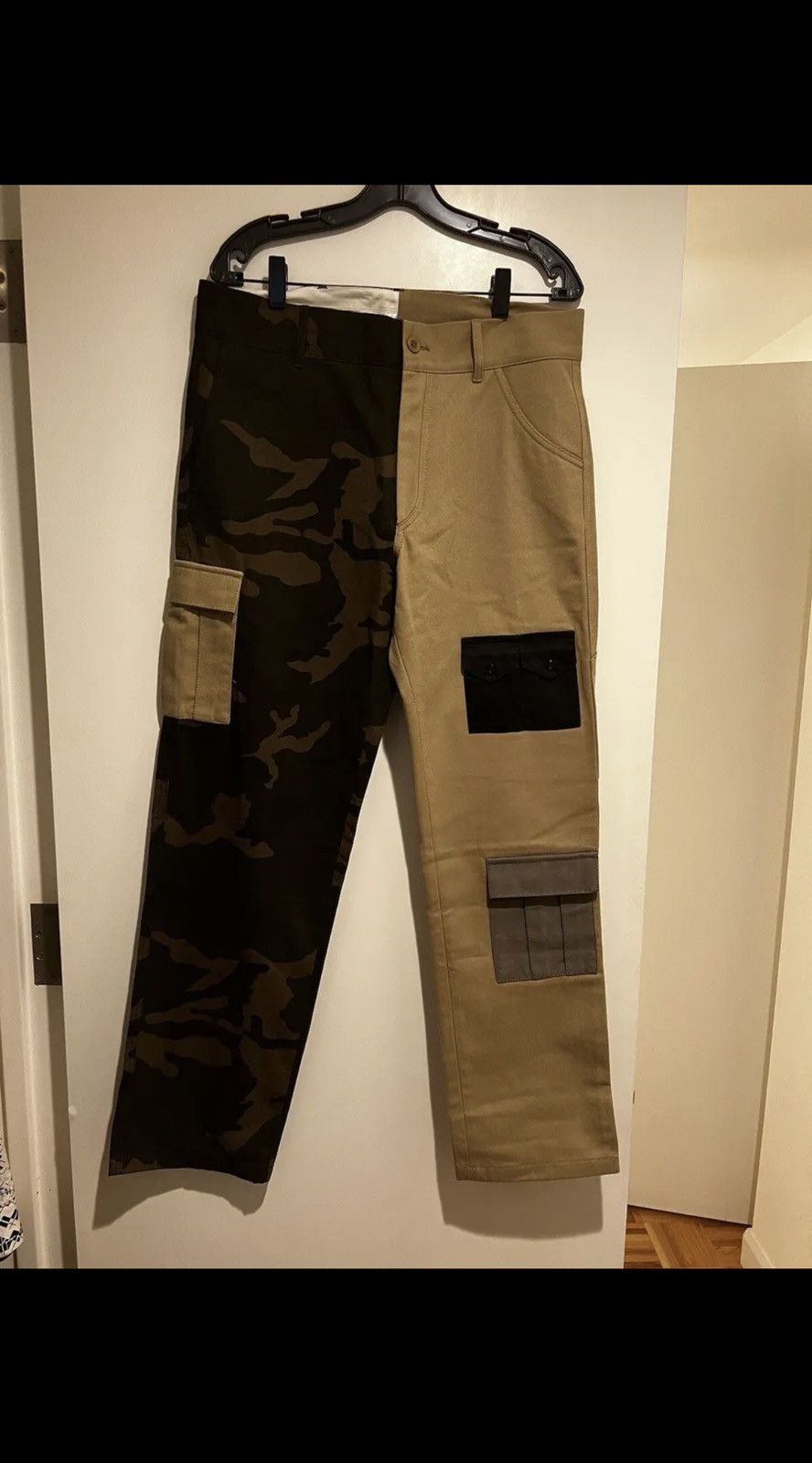 Gosha Rubchinskiy Gosha Rubchinskiy Split Camo Cargo pants Size US 32 / EU 48 - 1 Thumbnail