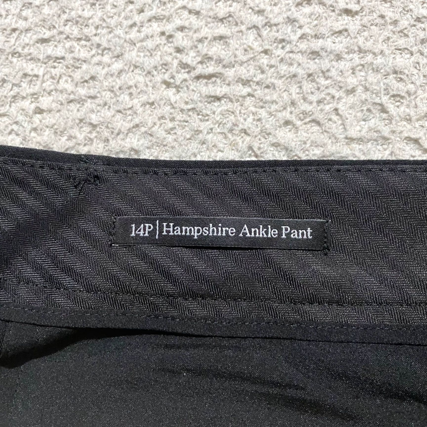 Talbots Talbots Womens 14P Pants Black Straight Hampshire Ankle Sequined Striped Petites Size 36" / US 14 / IT 50 - 4 Thumbnail