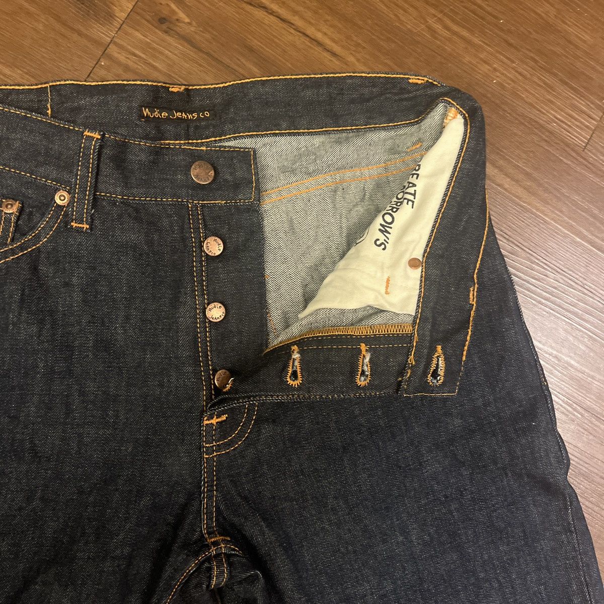 Nudie Jeans Flare Glenn Dry Nostalgia Size US 31 - 3 Thumbnail
