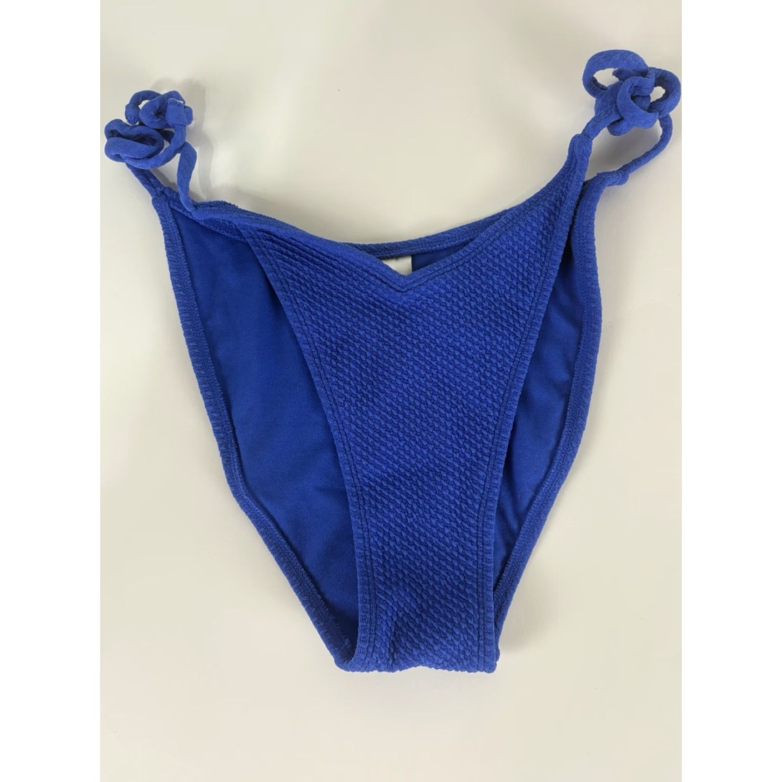 Vintage Xhiliration Blue Bikini Bottoms Womens M Bottoms Size 32" / US 10 / IT 46 - 2 Thumbnail