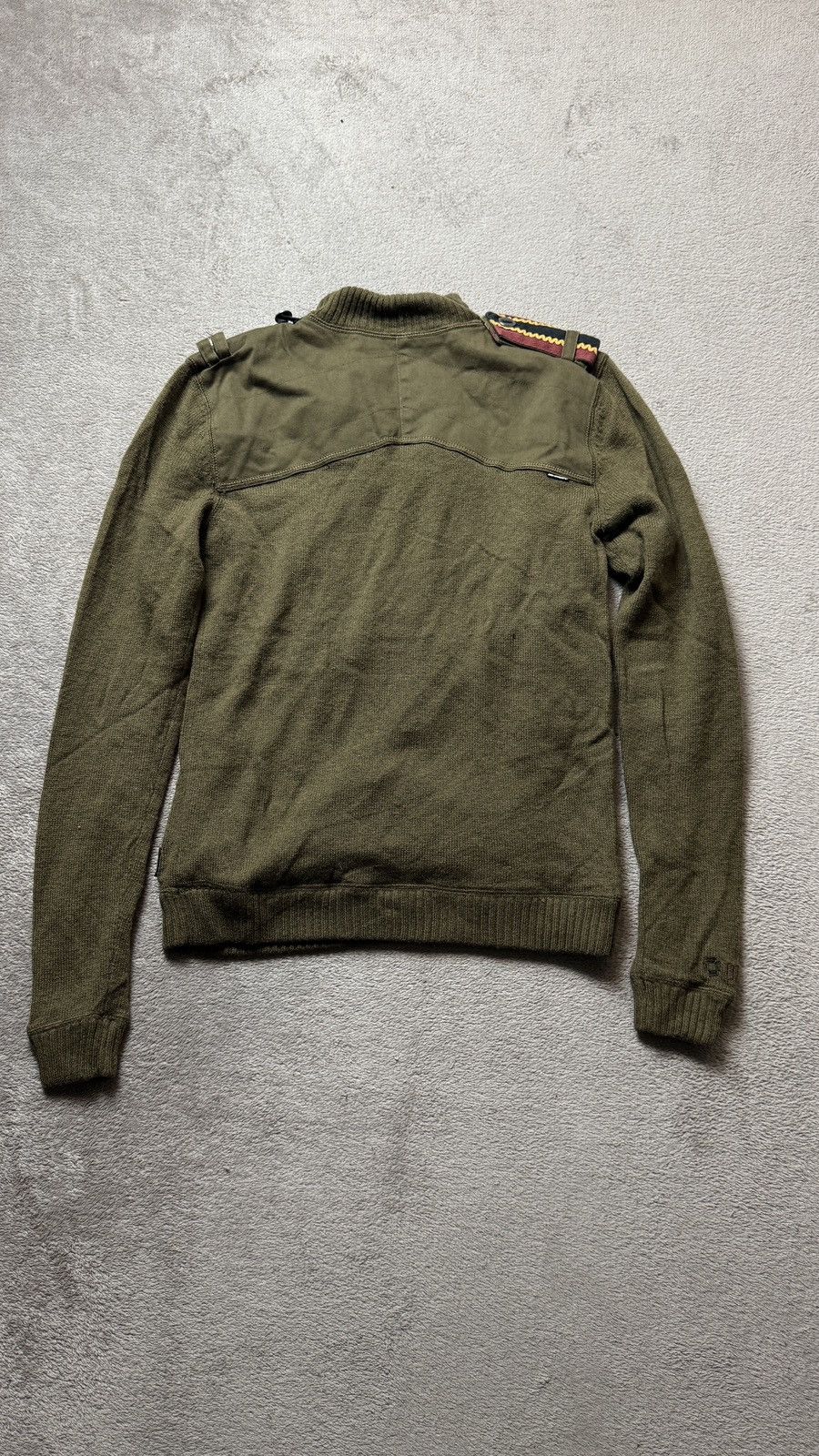 Oakley Vintage Military Y2K Zip Lambswool Knit Jacket lgb prada cdg Size US S / EU 44-46 / 1 - 4 Thumbnail