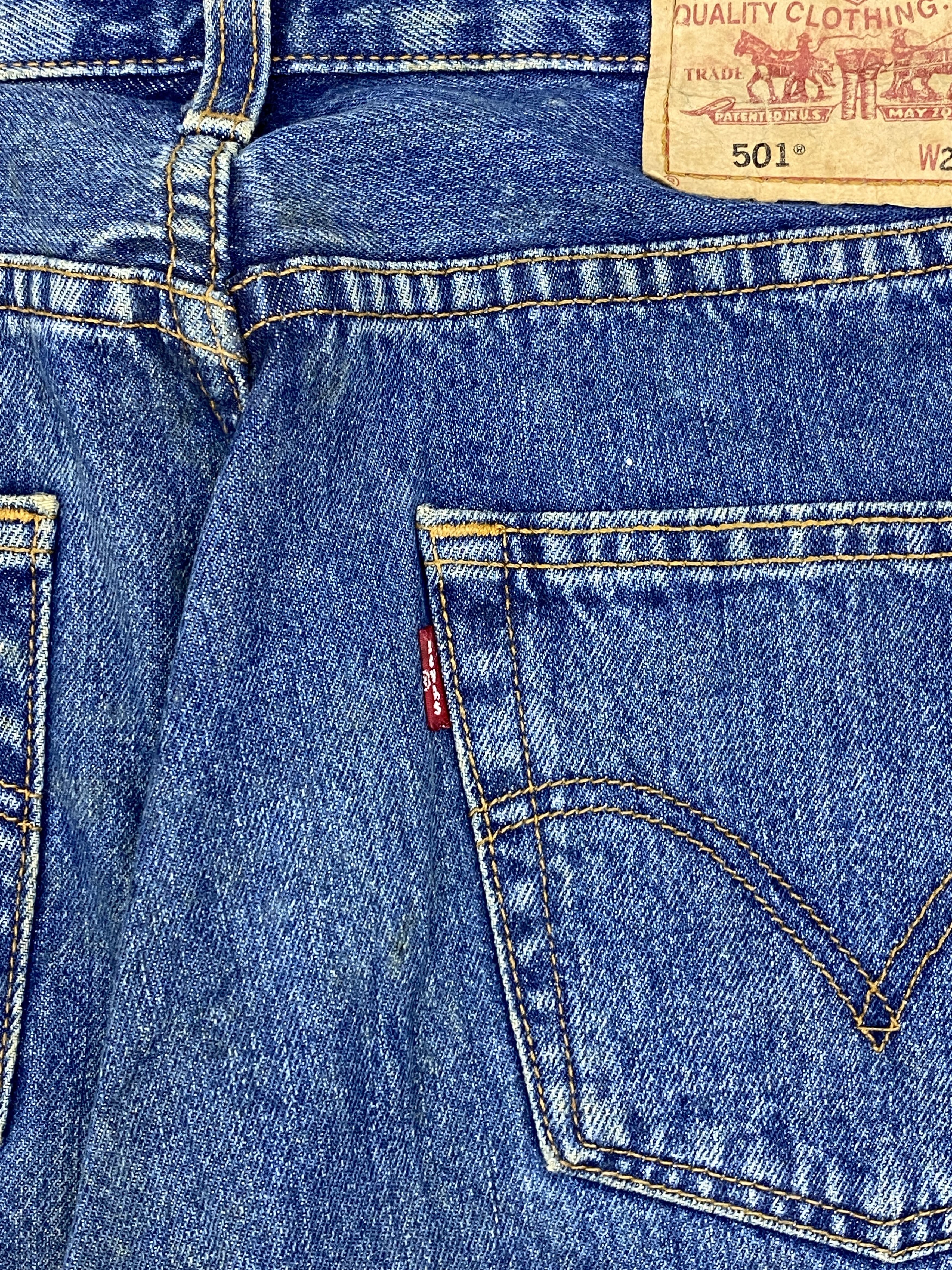 Levi's Blue Denim Vintage Levis 501 Jeans DP2758 Size US 30 / EU 46 - 6 Thumbnail