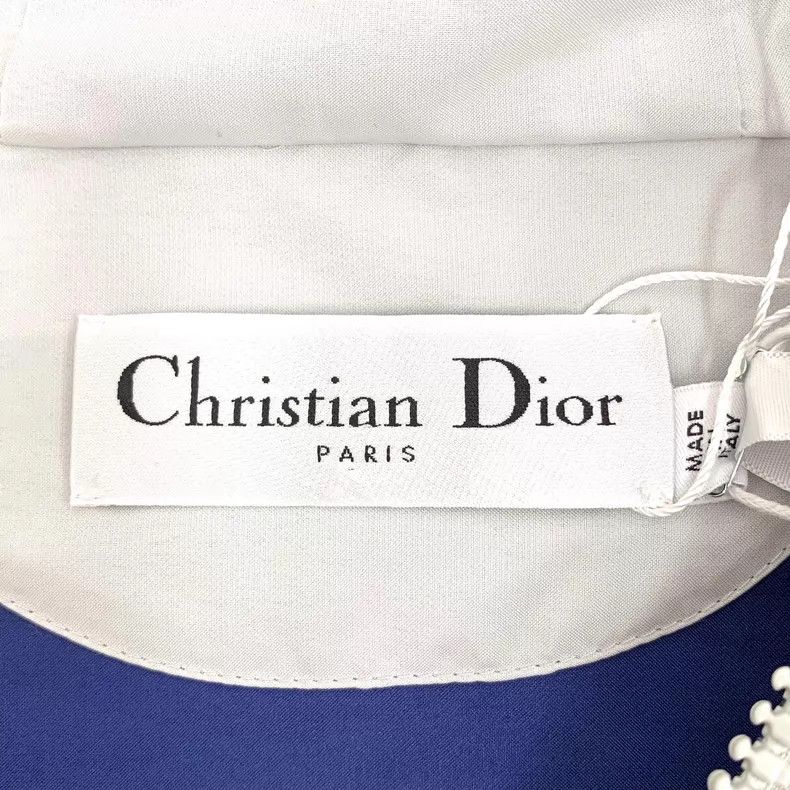 Dior Dior Greyish-white floral printed hooded drawstring semi-z Size S / US 4 / IT 40 - 7 Thumbnail