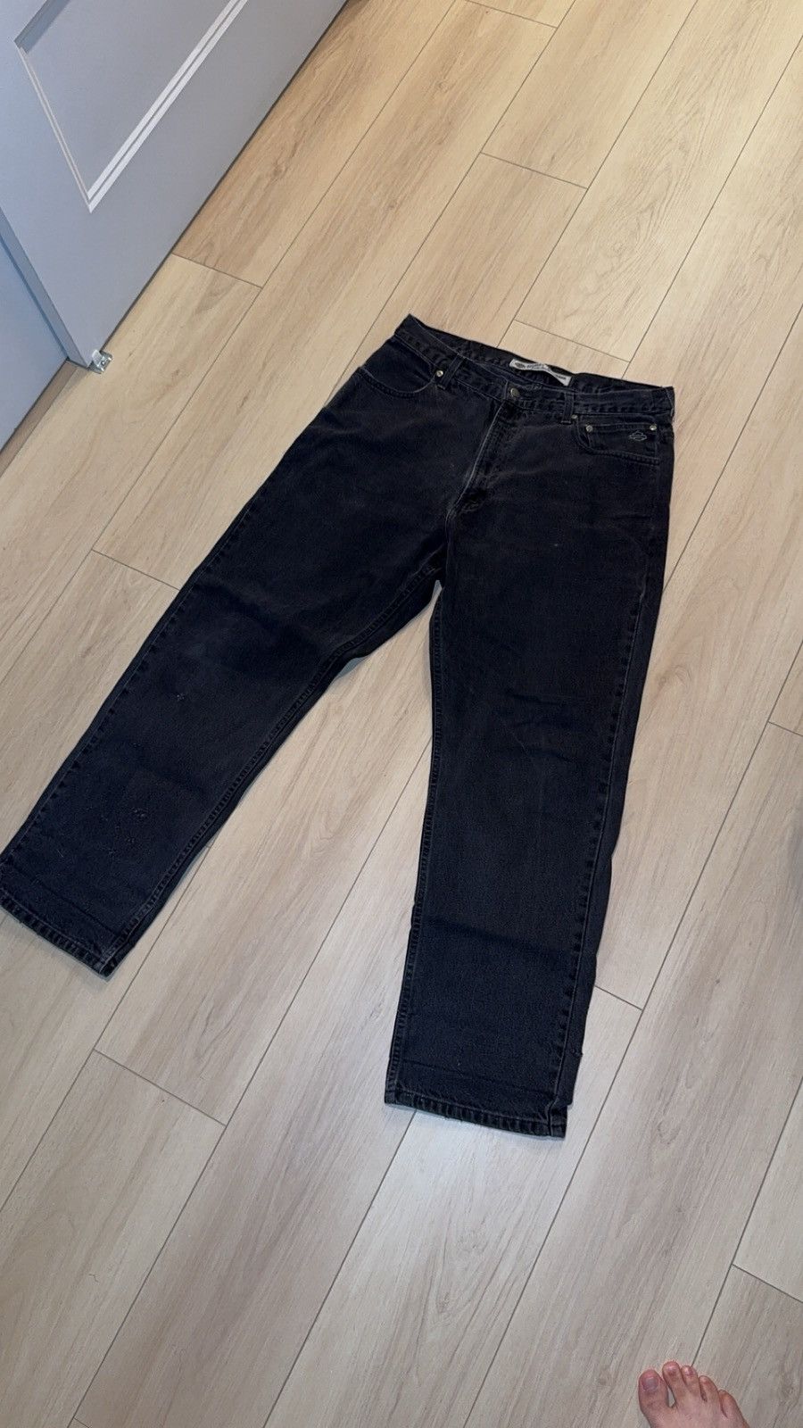 Harley Davidson Vintage Harley Davidson Black Denim Size US 34 / EU 50 - 1 Thumbnail