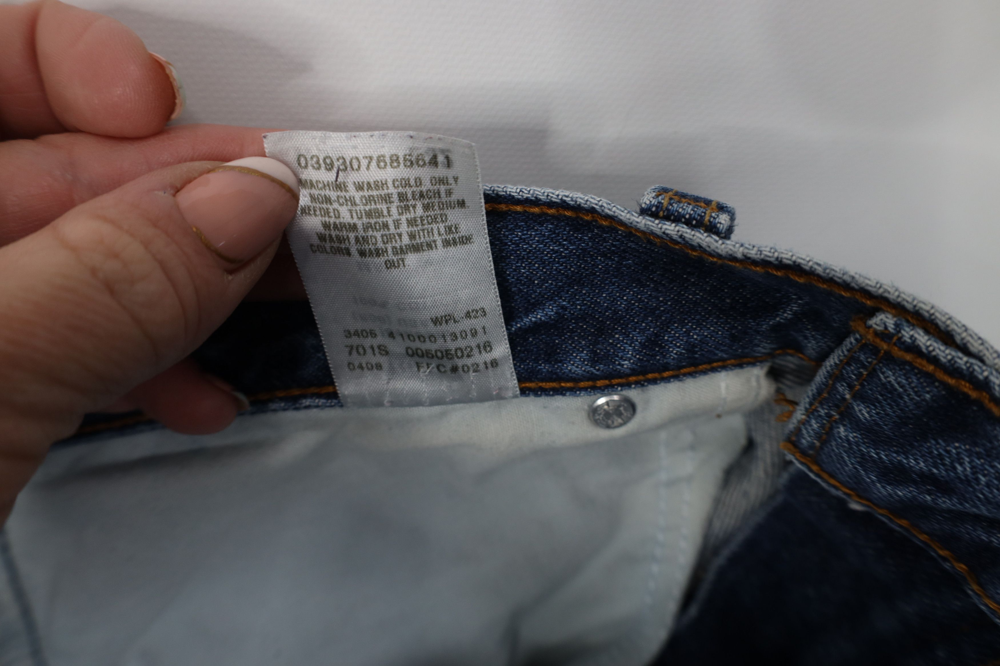 Levi's Vintage Y2K Levis 505 Regular Straight Leg Denim Jeans Blue Size US 36 / EU 52 - 8 Thumbnail