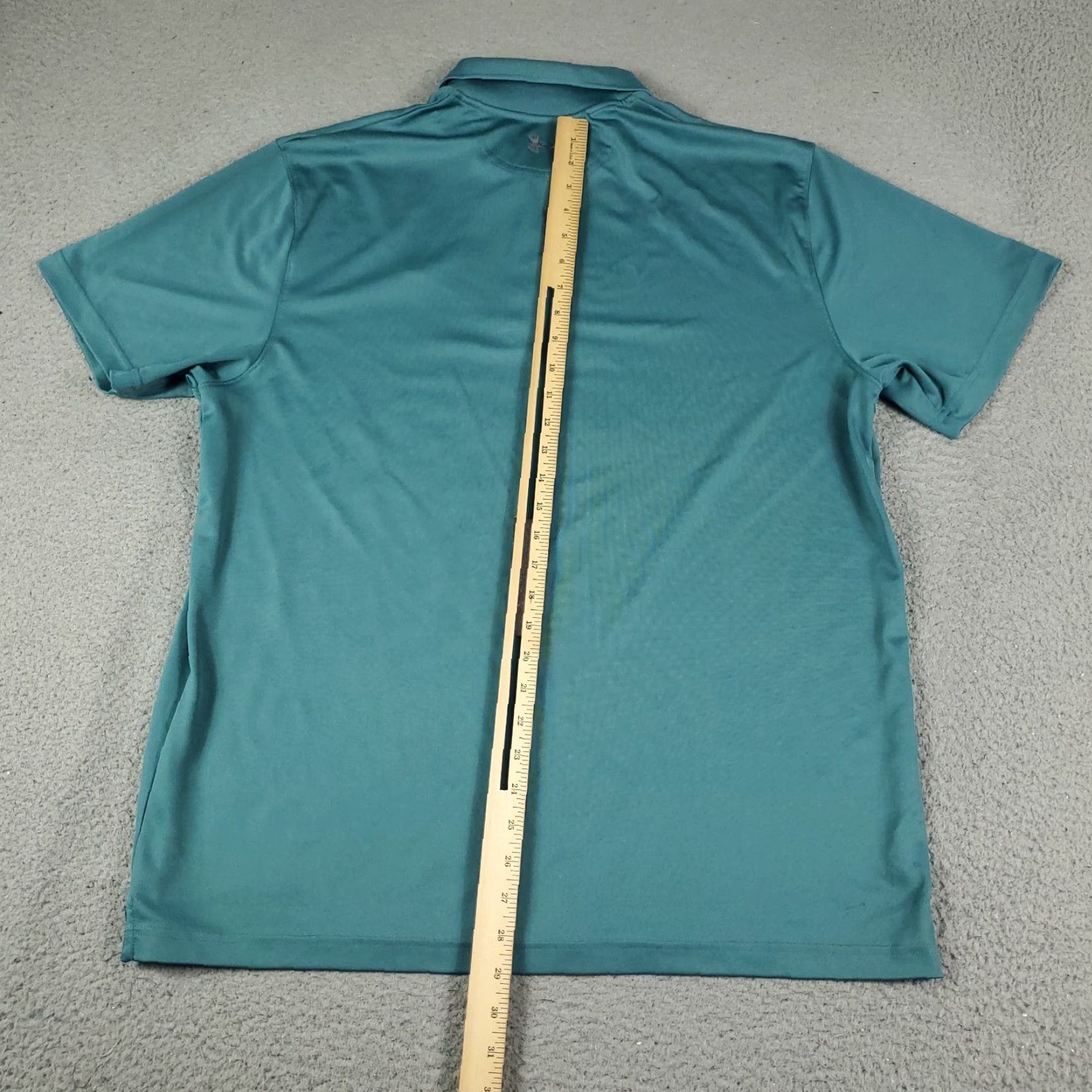 Under Armour Under Armour Polo Shirt Mens XL Teal Blue Short Sleeve Button Collar Logo Golf Casual Sports Classic Modern Preppy Size US XL / EU 56 / 4 - 6 Thumbnail