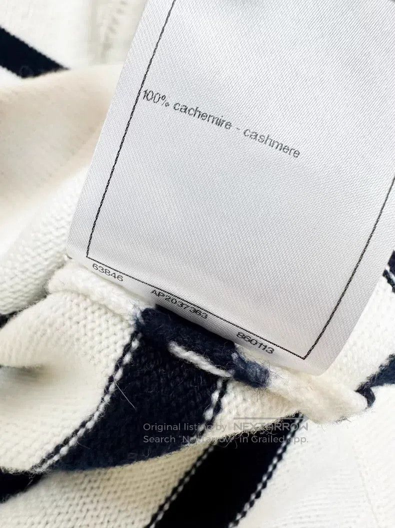 Chanel Chanel 24S spring and summer white navy striped sequin cas Size XS / US 0-2 / IT 36-38 - 7 Thumbnail
