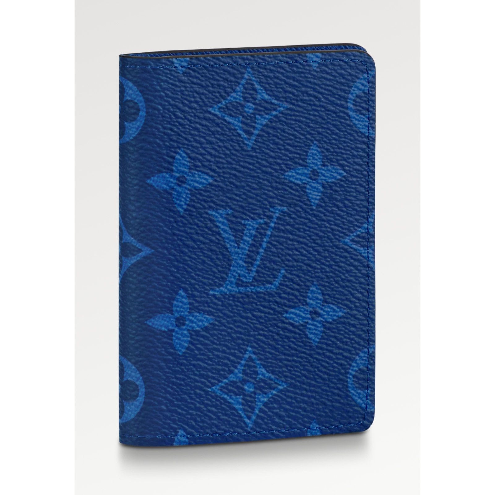 Louis Vuitton Louis Vuitton Navy Monogram Logo Pocket Organizer Wallet Size ONE SIZE - 1 Thumbnail