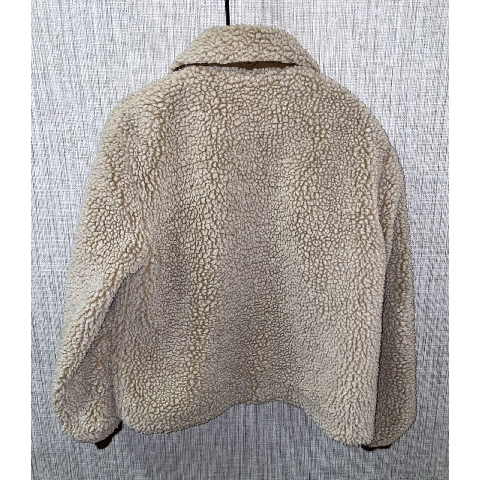 Vintage Avon Women's Beige Fleece Full Zip Jacket Large Size L / US 10 / IT 46 - 5 Thumbnail
