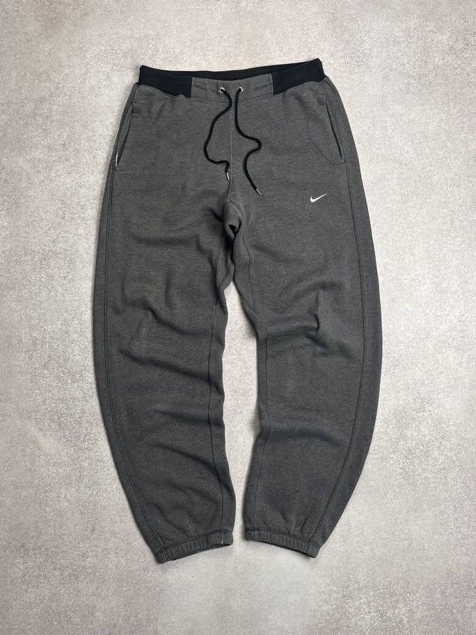 Other Vintage Nike Swoosh Baggy Cotton Baggy Track Suit Y2K M Size US 32 / EU 48 - 1 Thumbnail