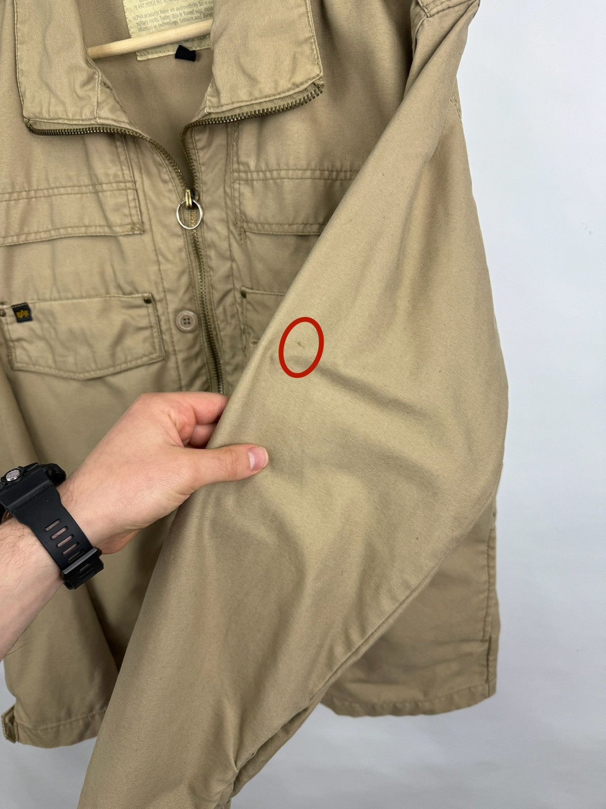 Alpha Industries 🇺🇸 Vintage 90s Alpha Industries Military USA Army Rare Size US L / EU 52-54 / 3 - 16 Thumbnail