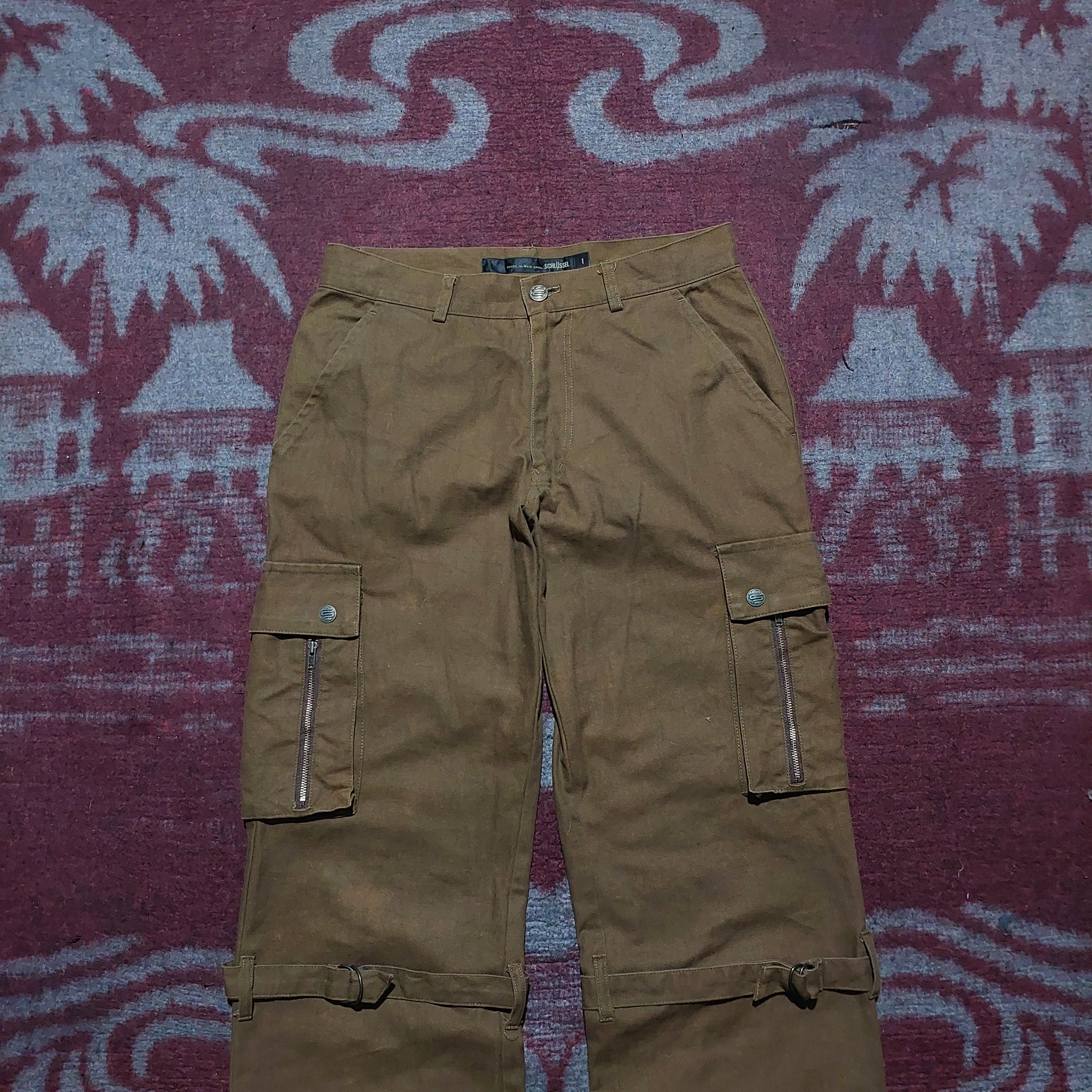 Schlussel Schlussel brown cargo flared pants Size US 30 / EU 46 - 2 Thumbnail