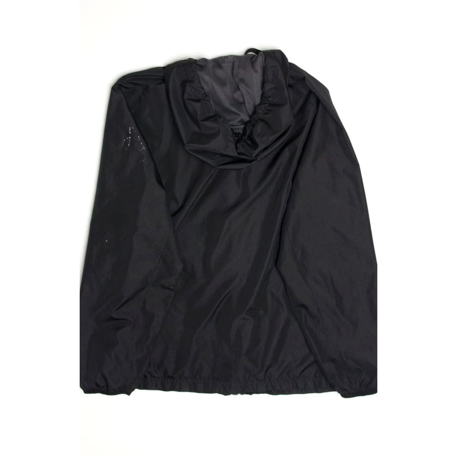 Starter VINTAGE Starter Black & Grey Chest Striped Windbreaker Jacket X-Large Chest Width 26” Regular Size X-Large Mens Women? Size US XL / EU 56 / 4 - 3 Thumbnail
