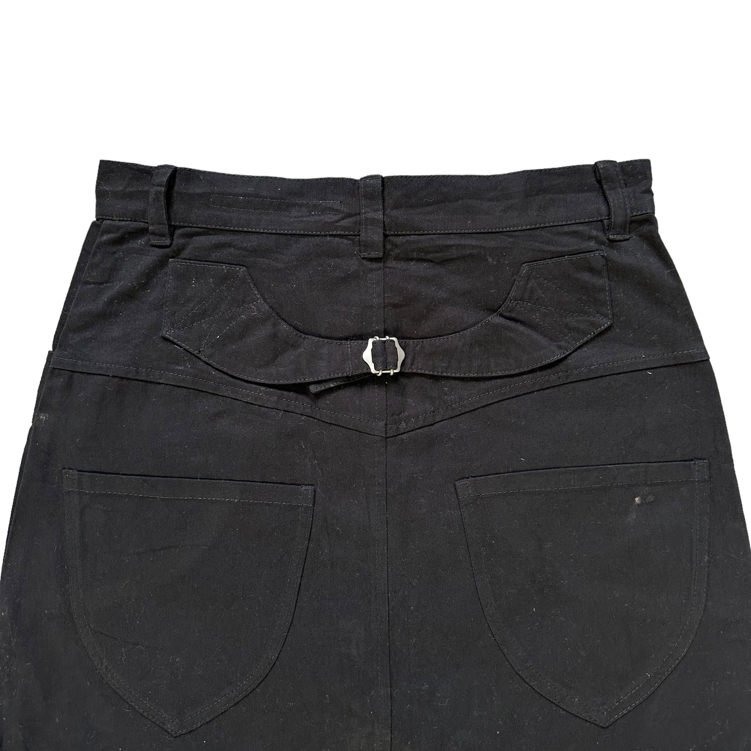 Sunao Kuwahara Sunao Kuwahara Cotton Straight Button Mini Skirt #A26-0584 Size 29" - 9 Thumbnail
