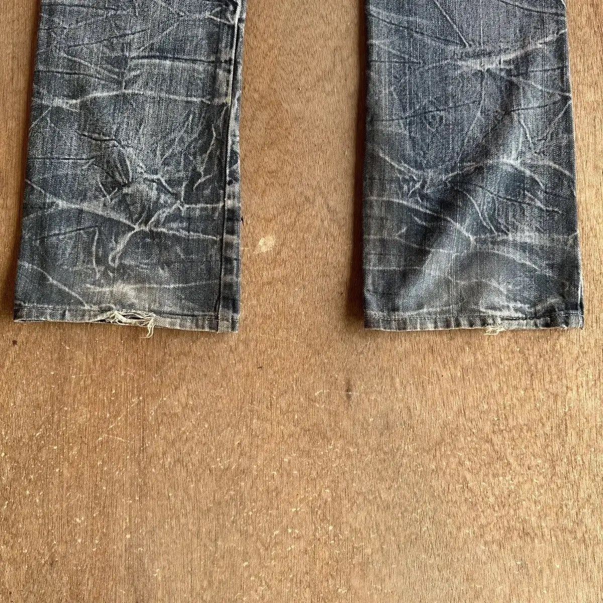 Seditionaries SICKS🔥MILD LIFE “SKULL BONES” Jeans Japan Plaid Denim Pants Size US 32 / EU 48 - 15 Thumbnail